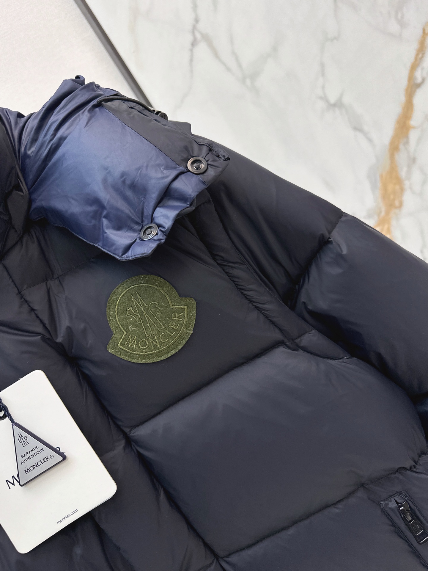Monc 26fw detachable hooded down jacket
