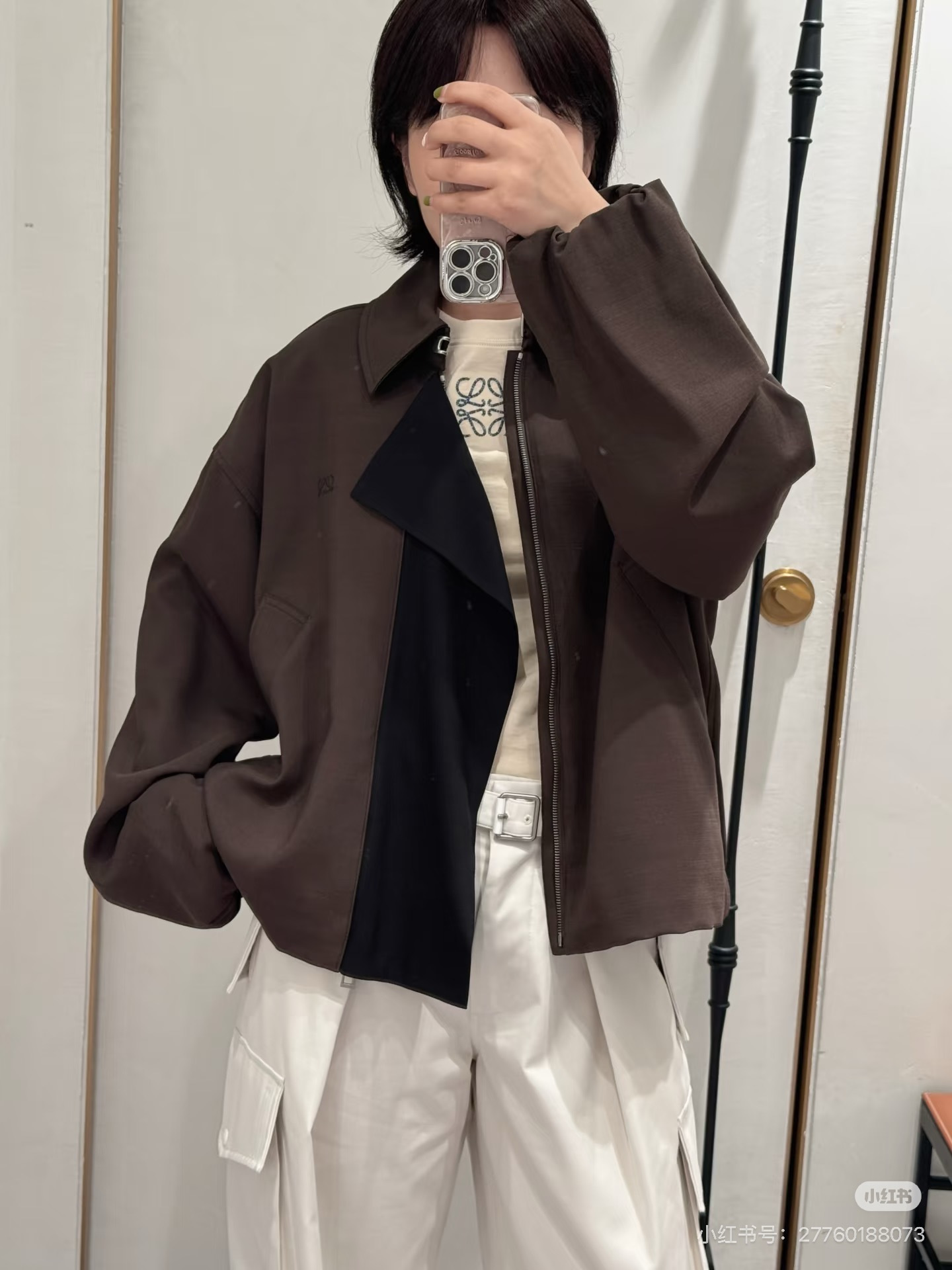 Loe 26fw ribbon jacket