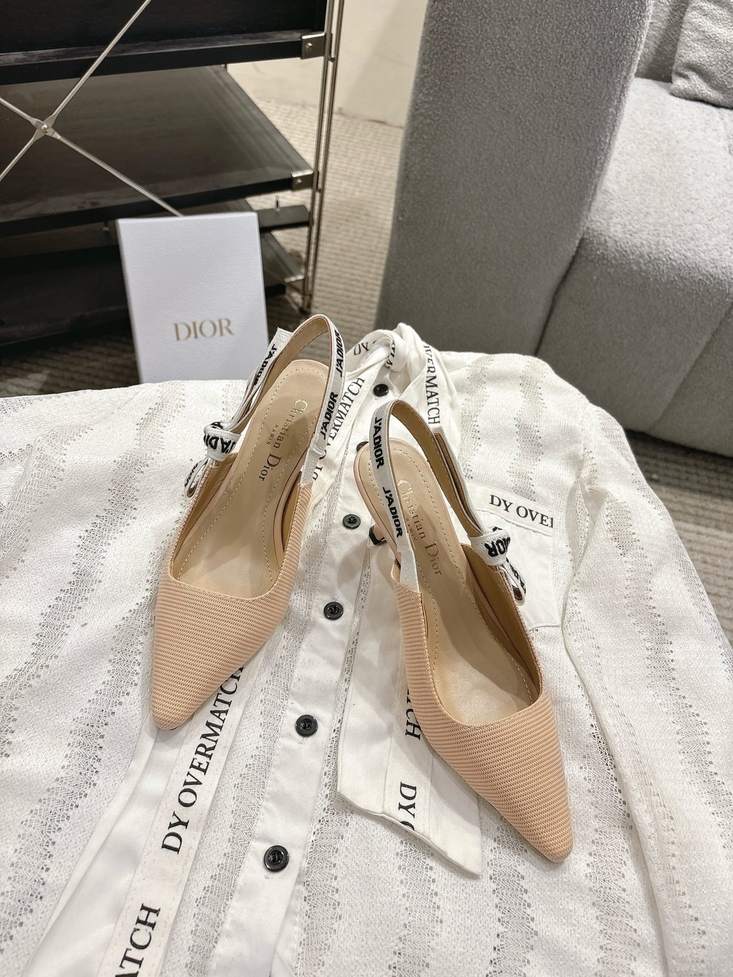 CD 25fw kitten slingback heels