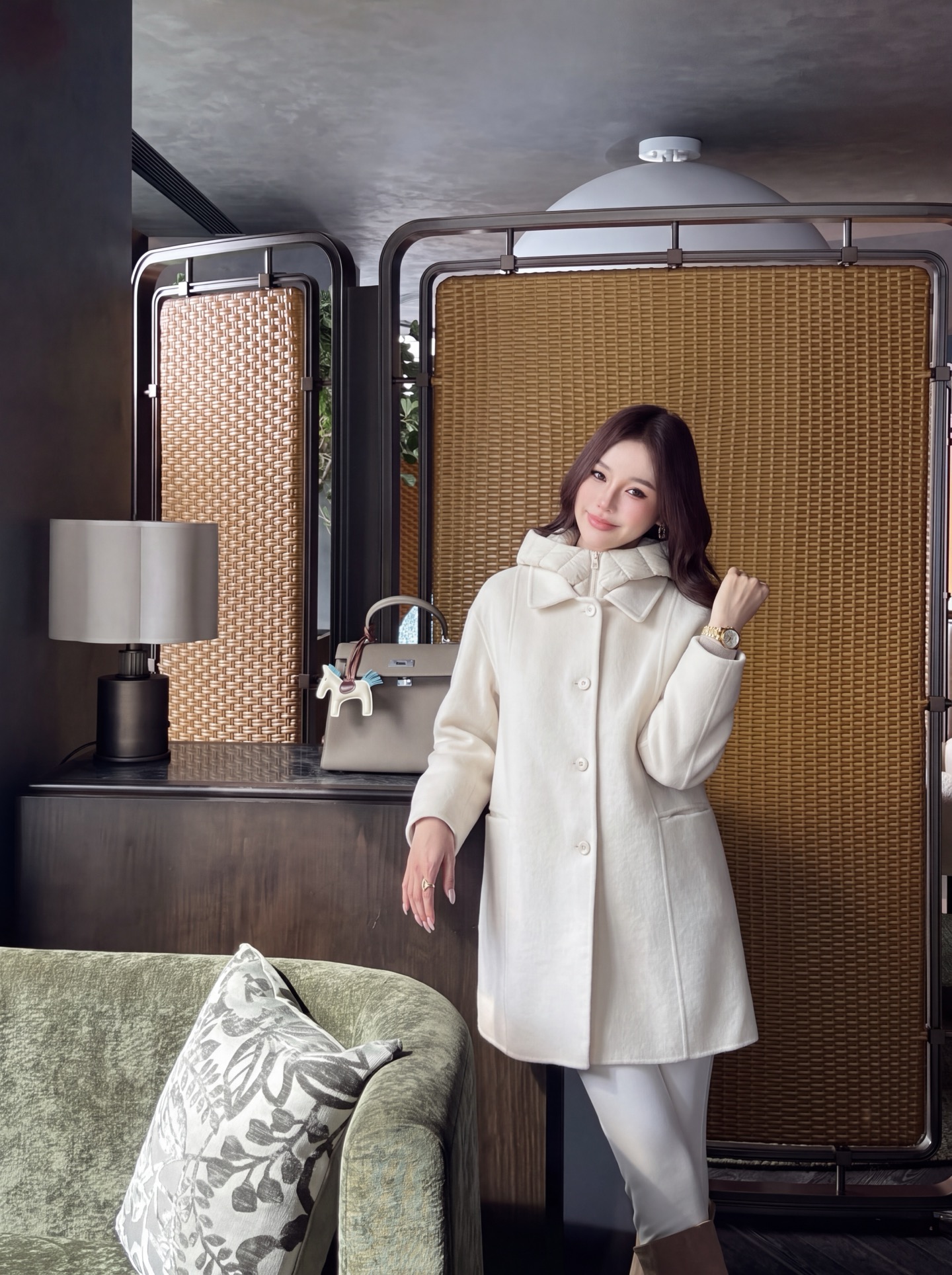 Max 26fw down vest woolen overcoats sets