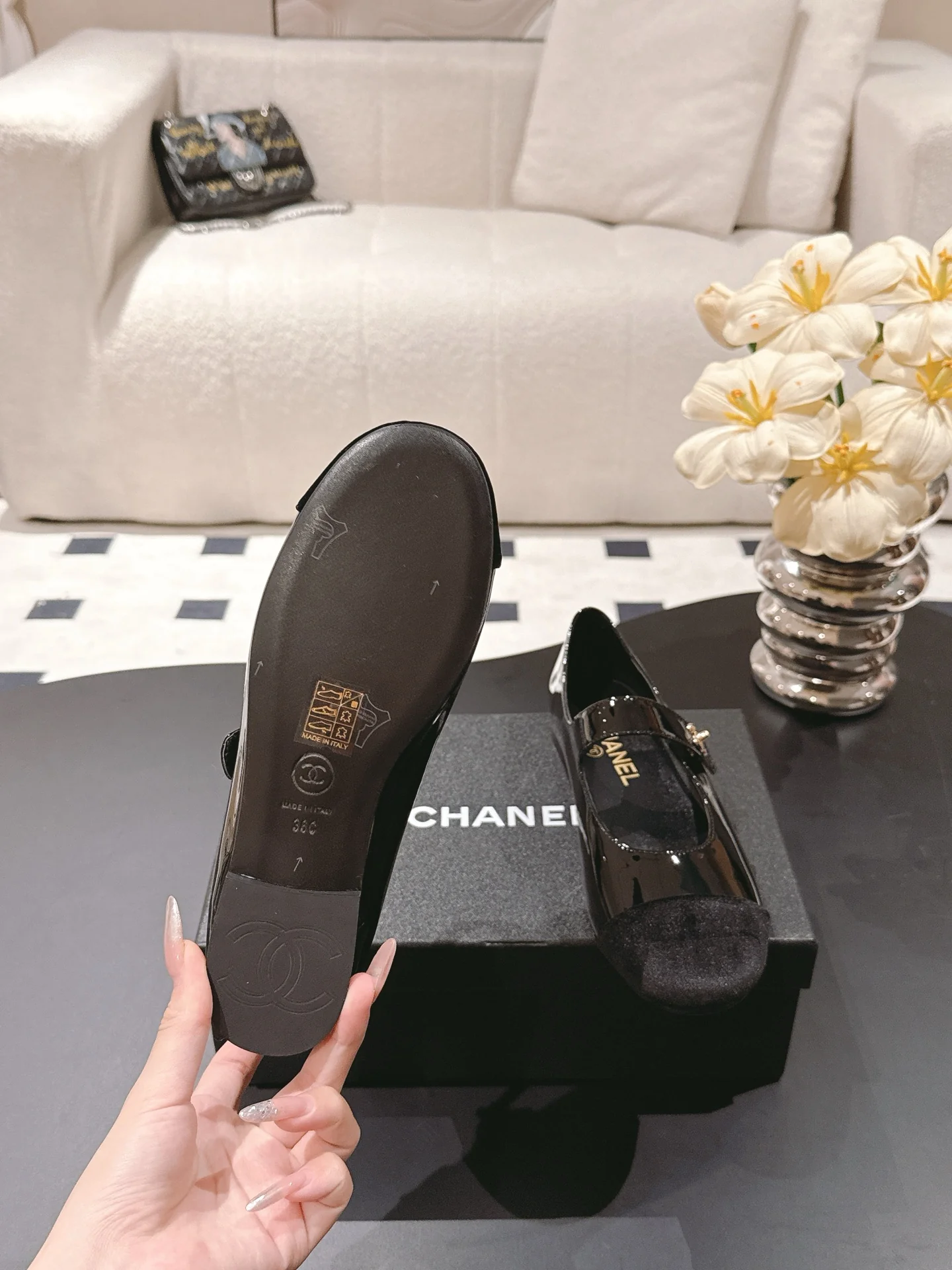 Chan 25fw mary jane flats