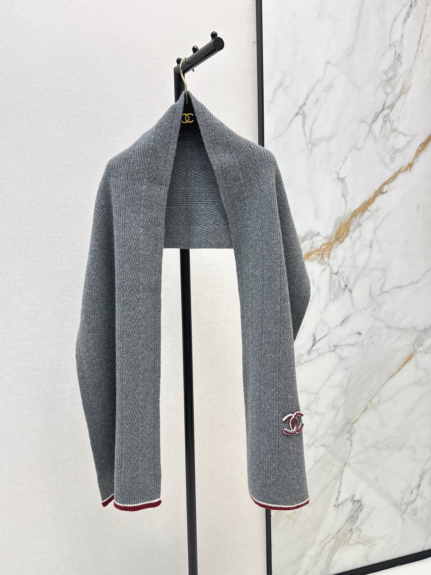 Chan 26fw cashmere scarf