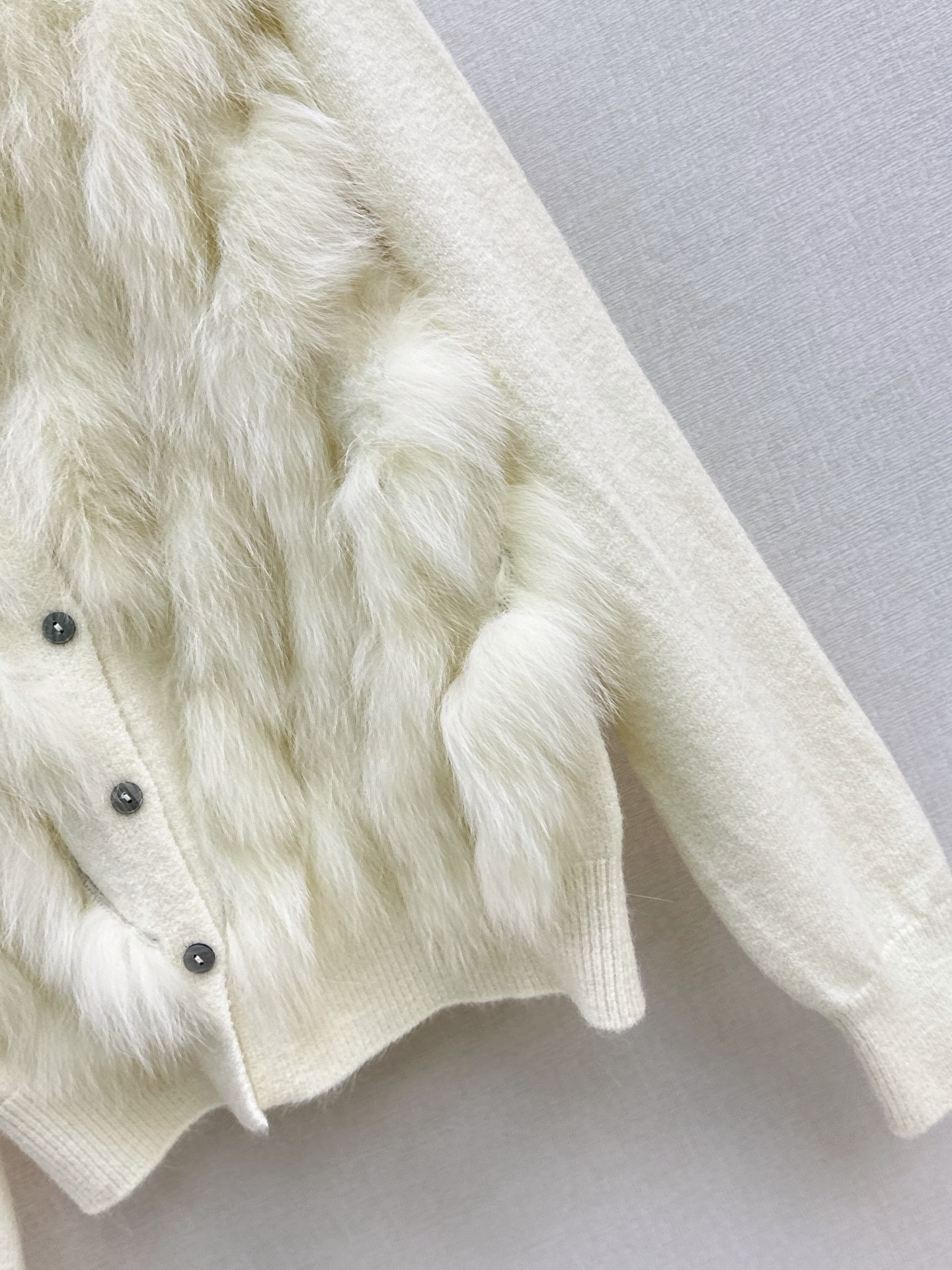 Fen 26fw wool knit jacket