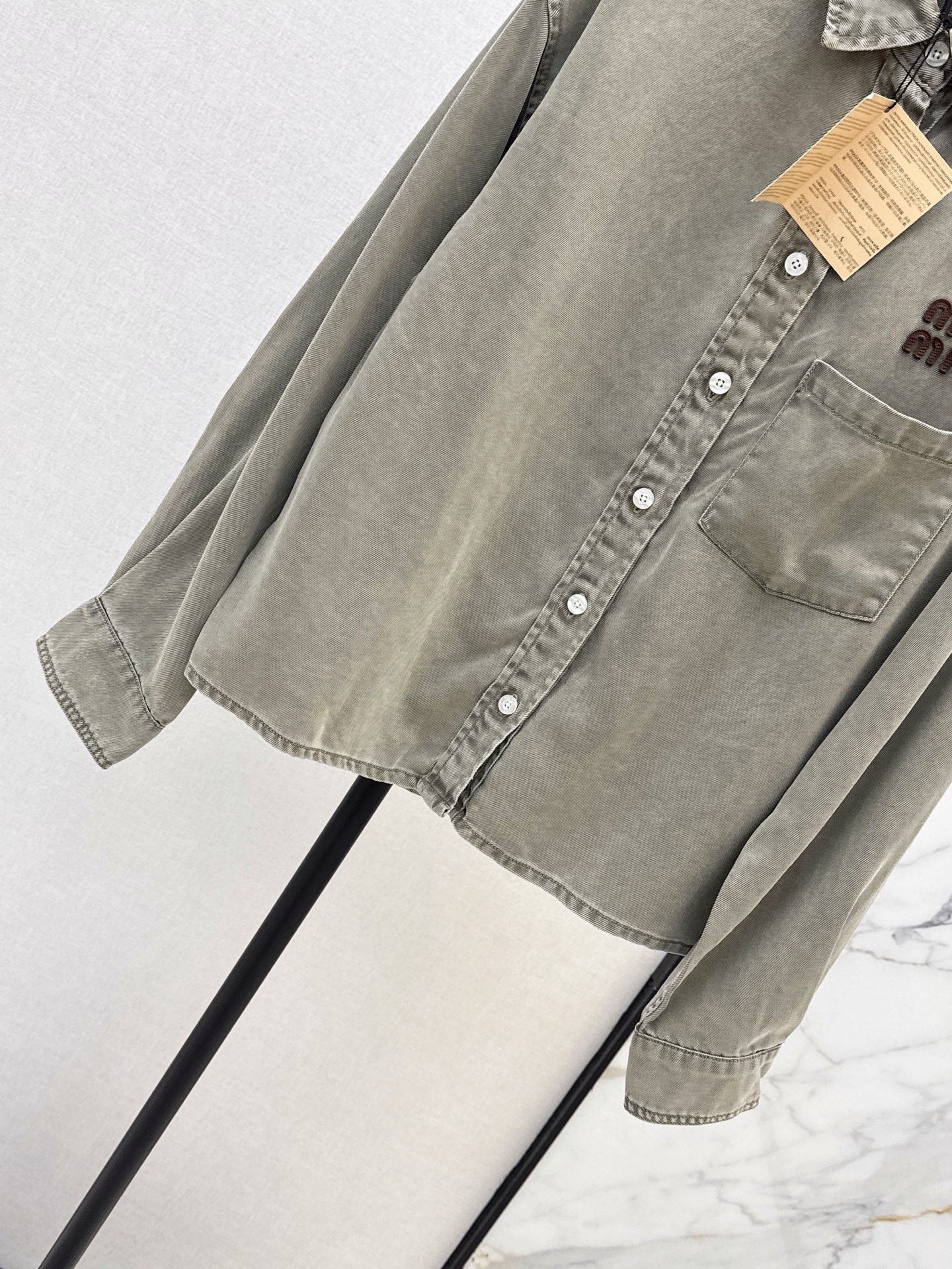 Miu 26fw denim shirt