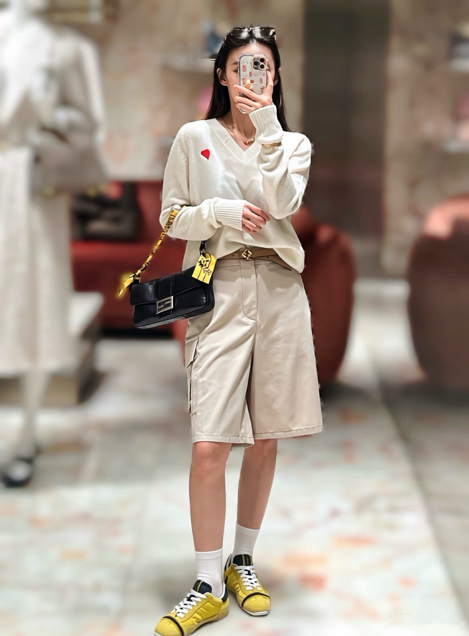 Fen 26fw knit sweater