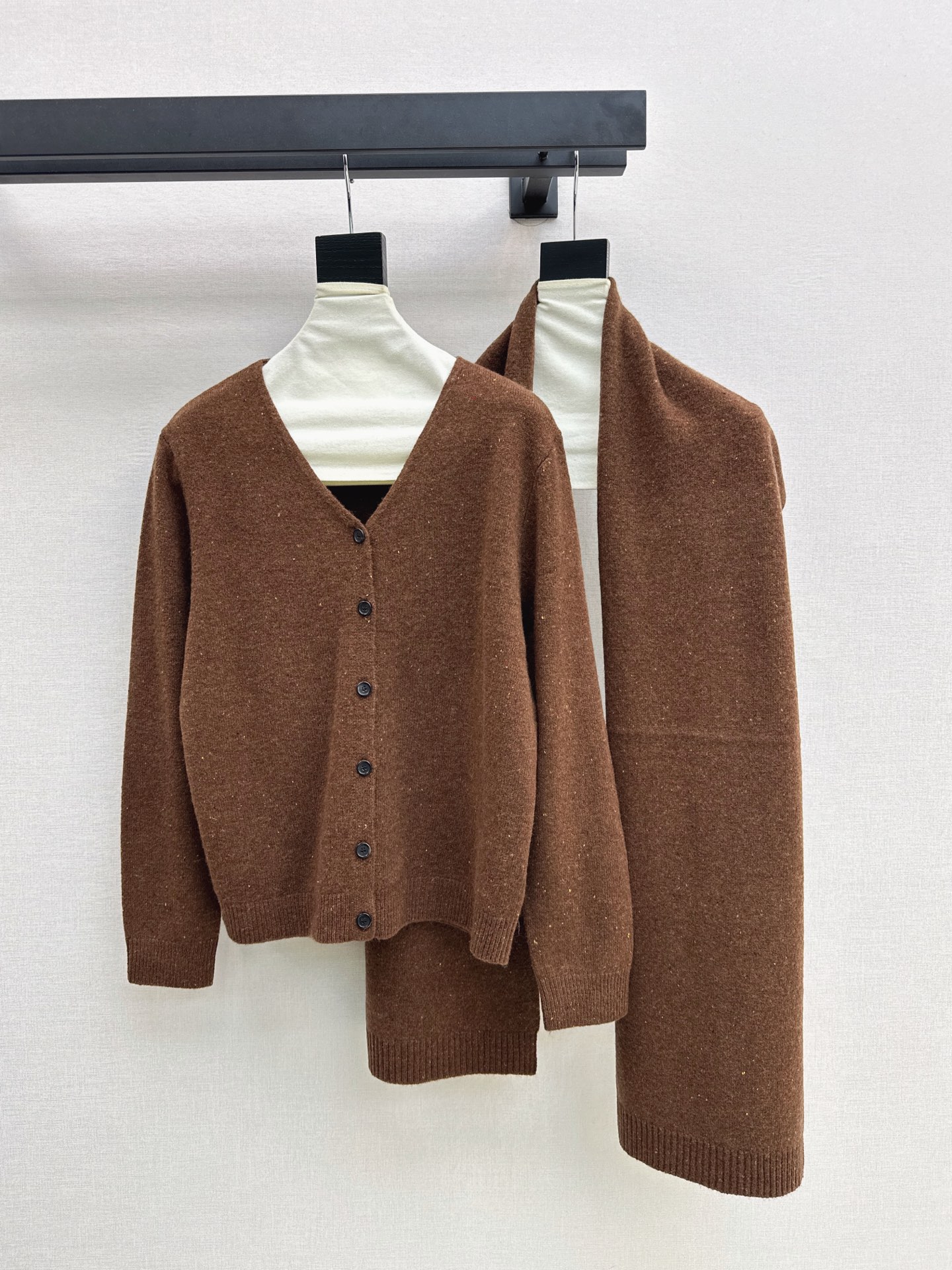 Row 26fw knit shawls cardigan sets