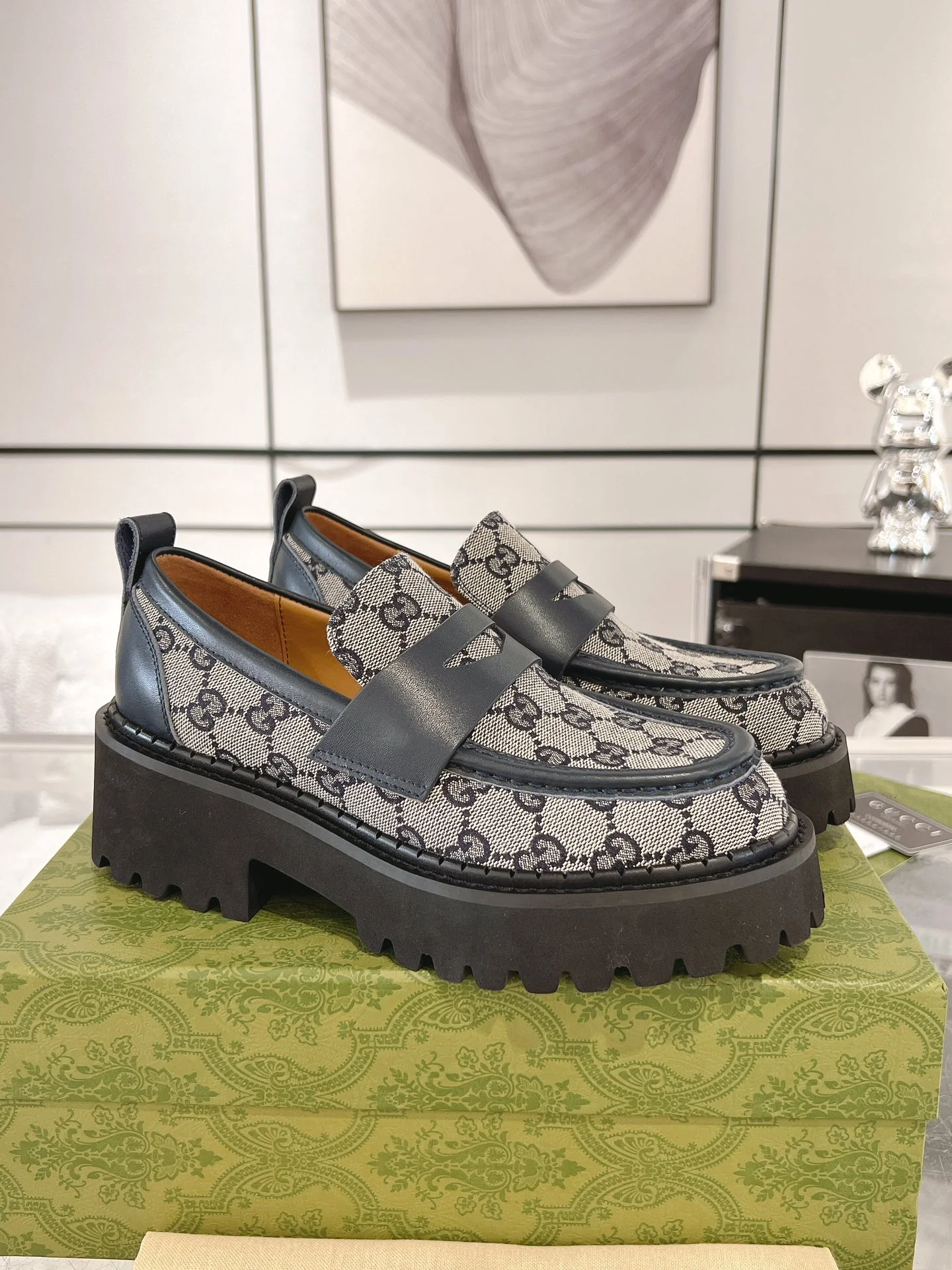 Cucc 25fw platform loafer shoes