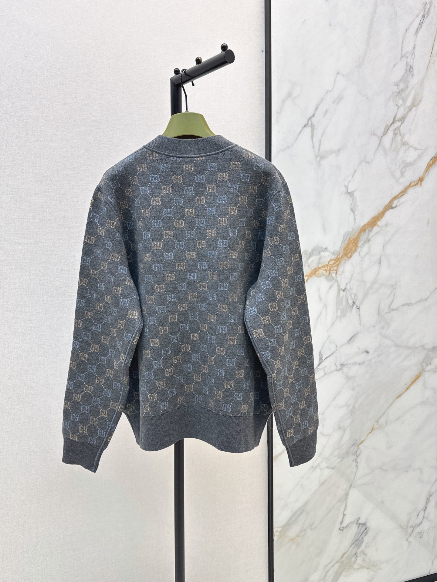 Guc 26fw jacquard cardigan