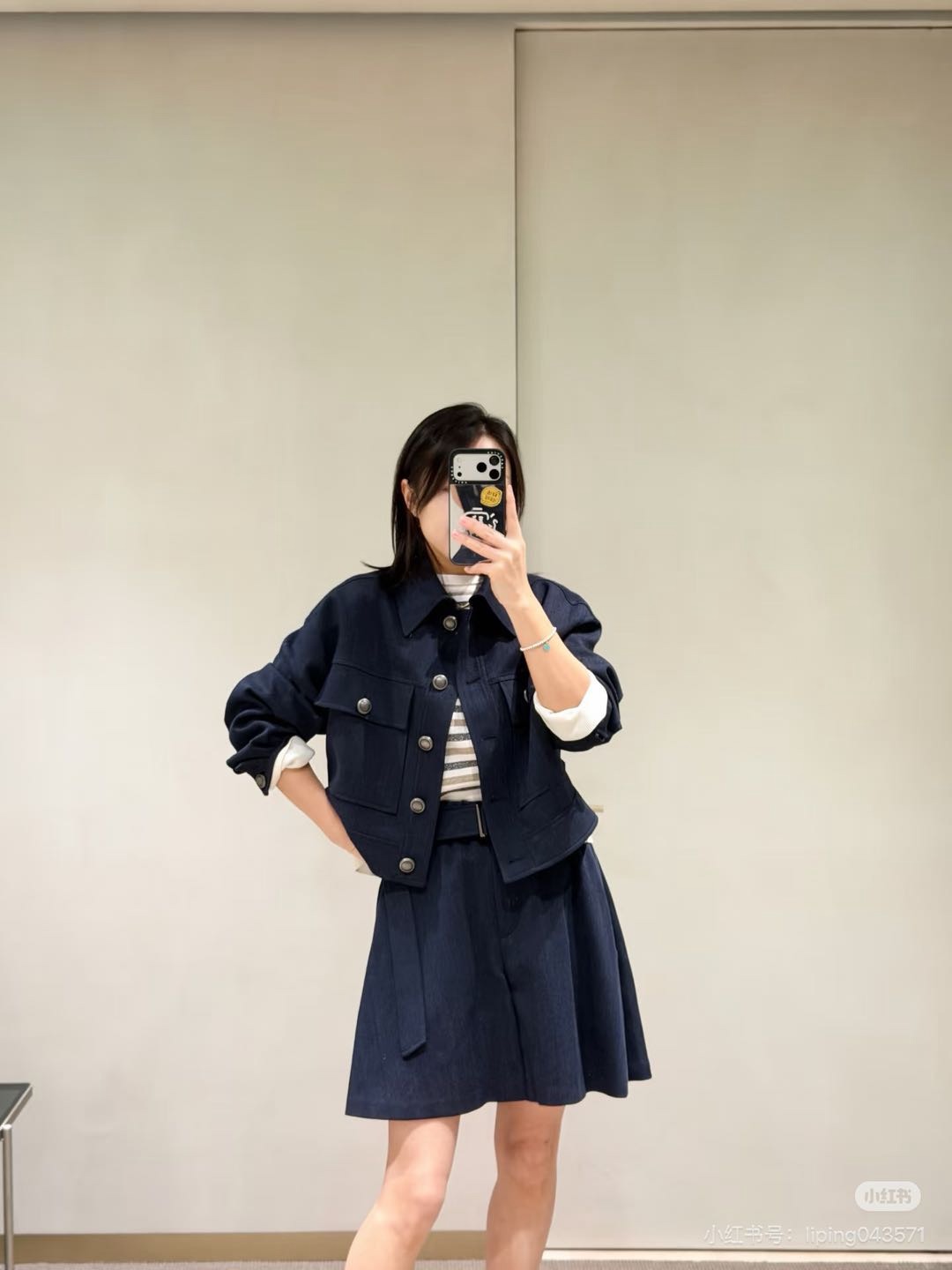 Brun 26fw cropped jacket