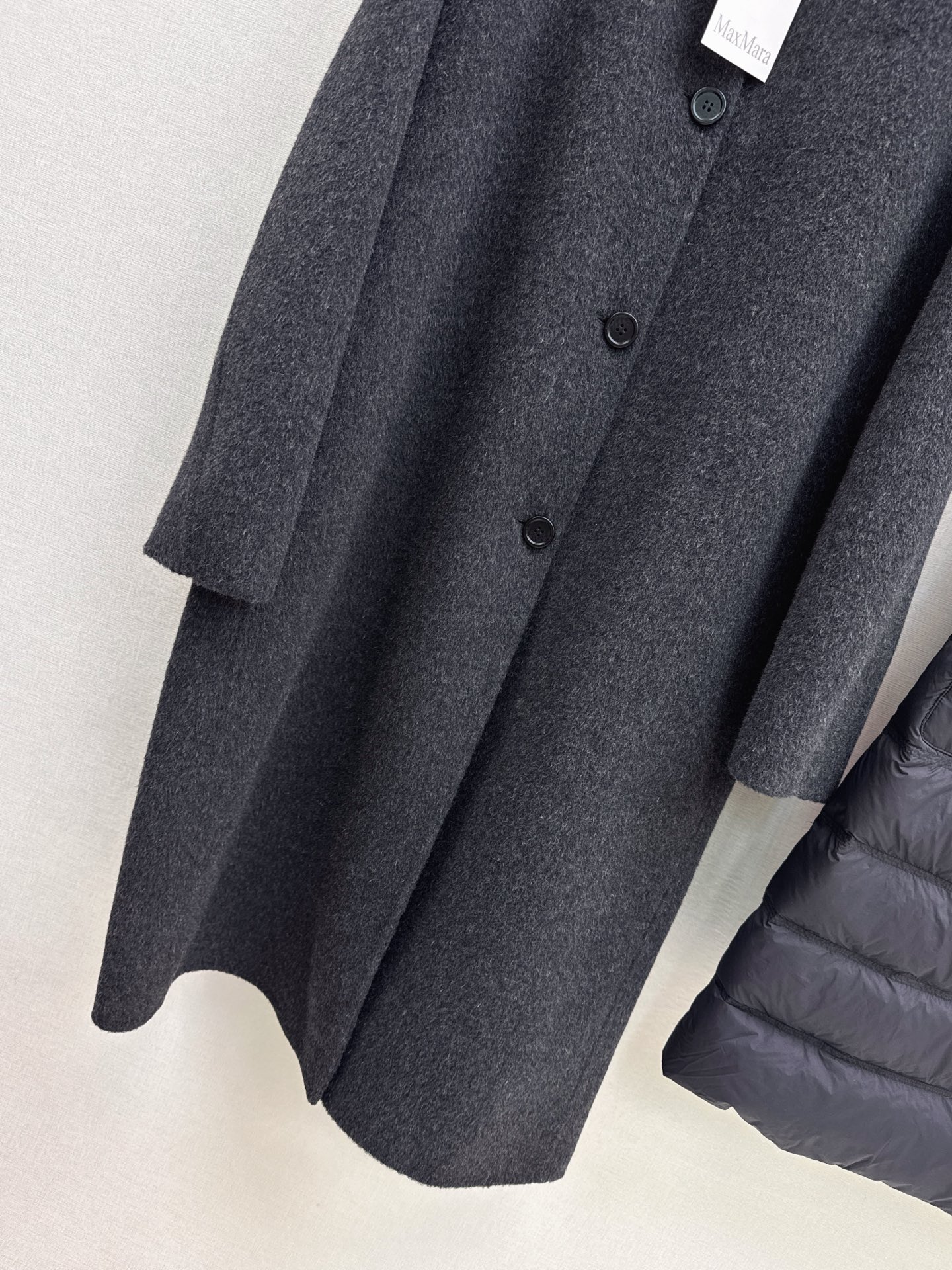 Max 26fw hooded down vest woolen overcoats sets