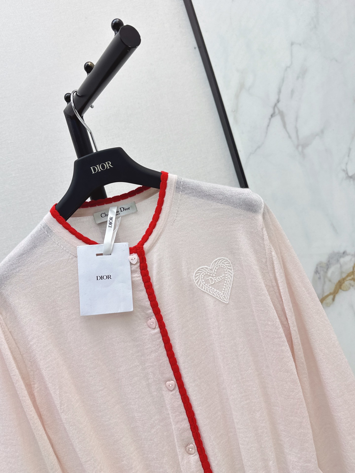 CD 26fw embroidery knit cardigan