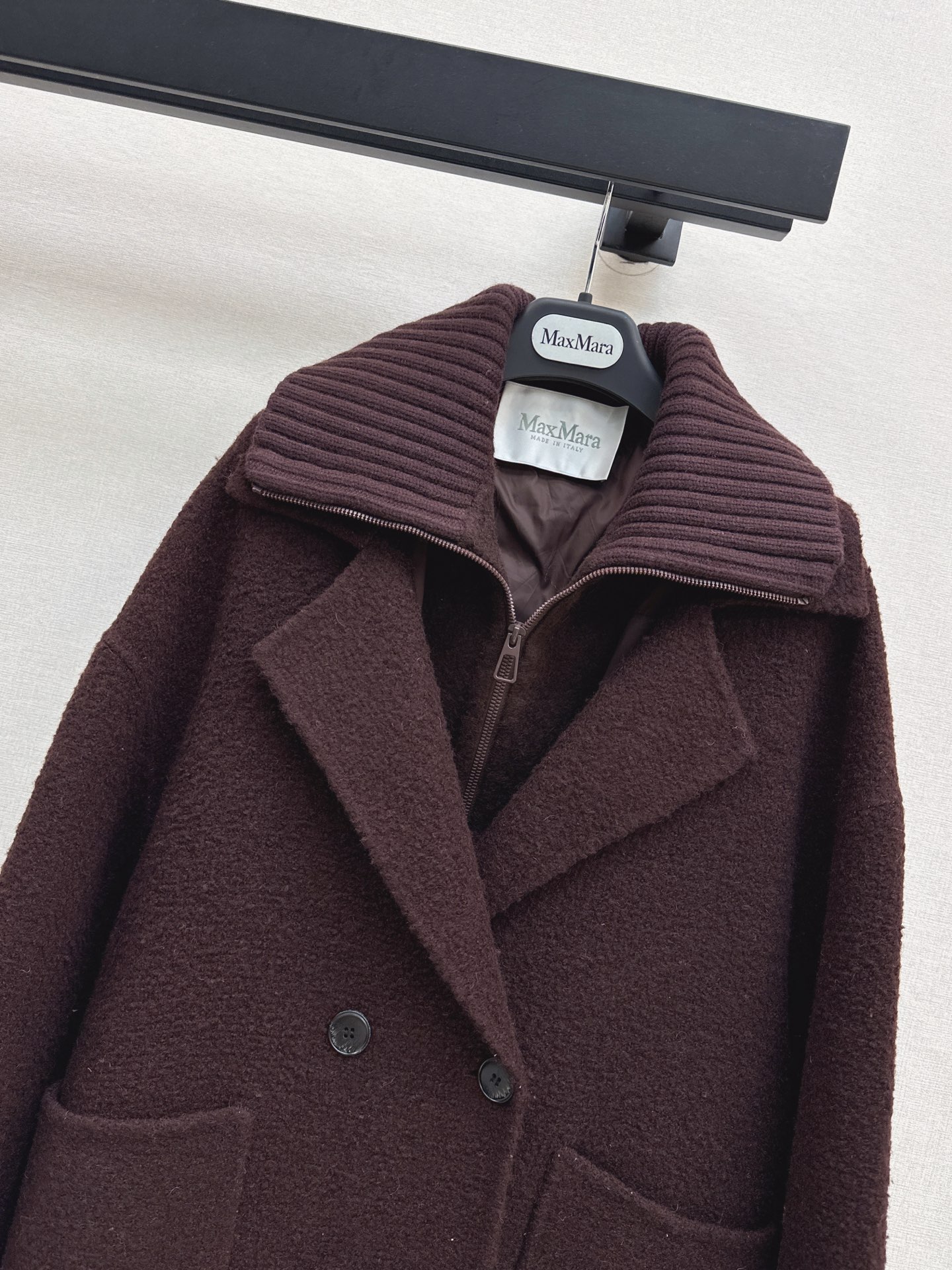 Max 26fw down vest double breasted overcoats set