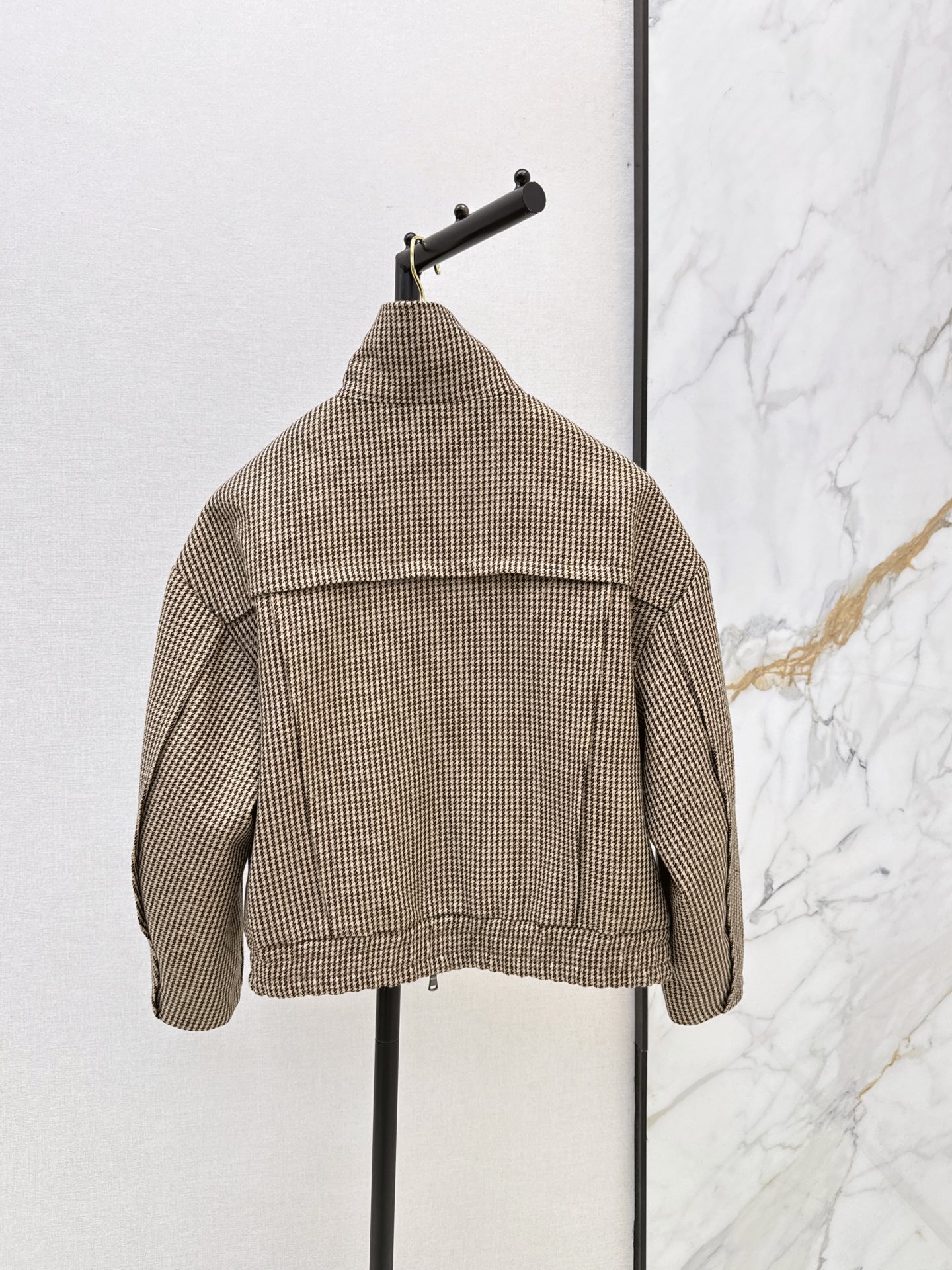 Brun 26fw houndstooth jacket