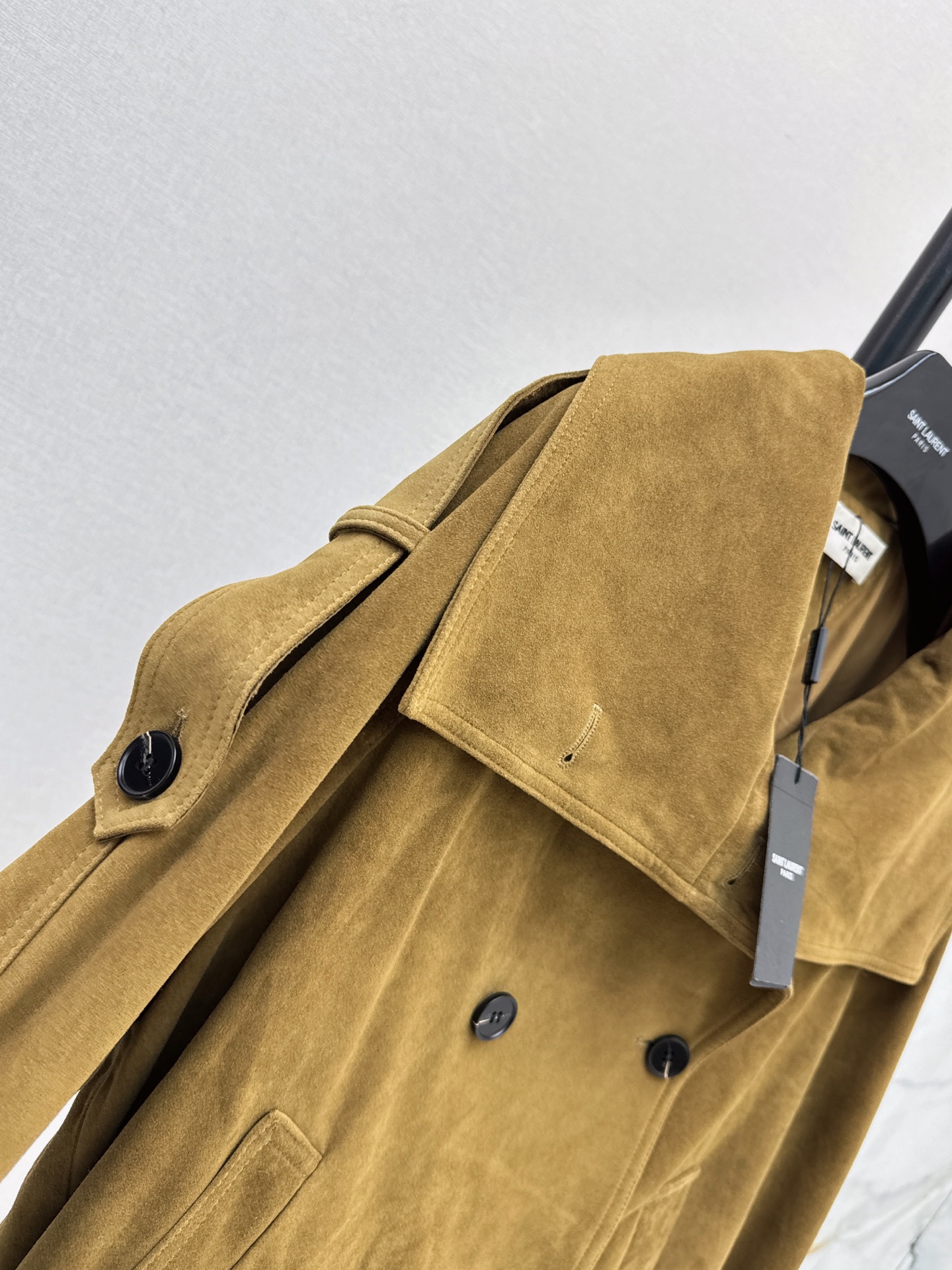 Sain 26fw suede fleece leather jacket