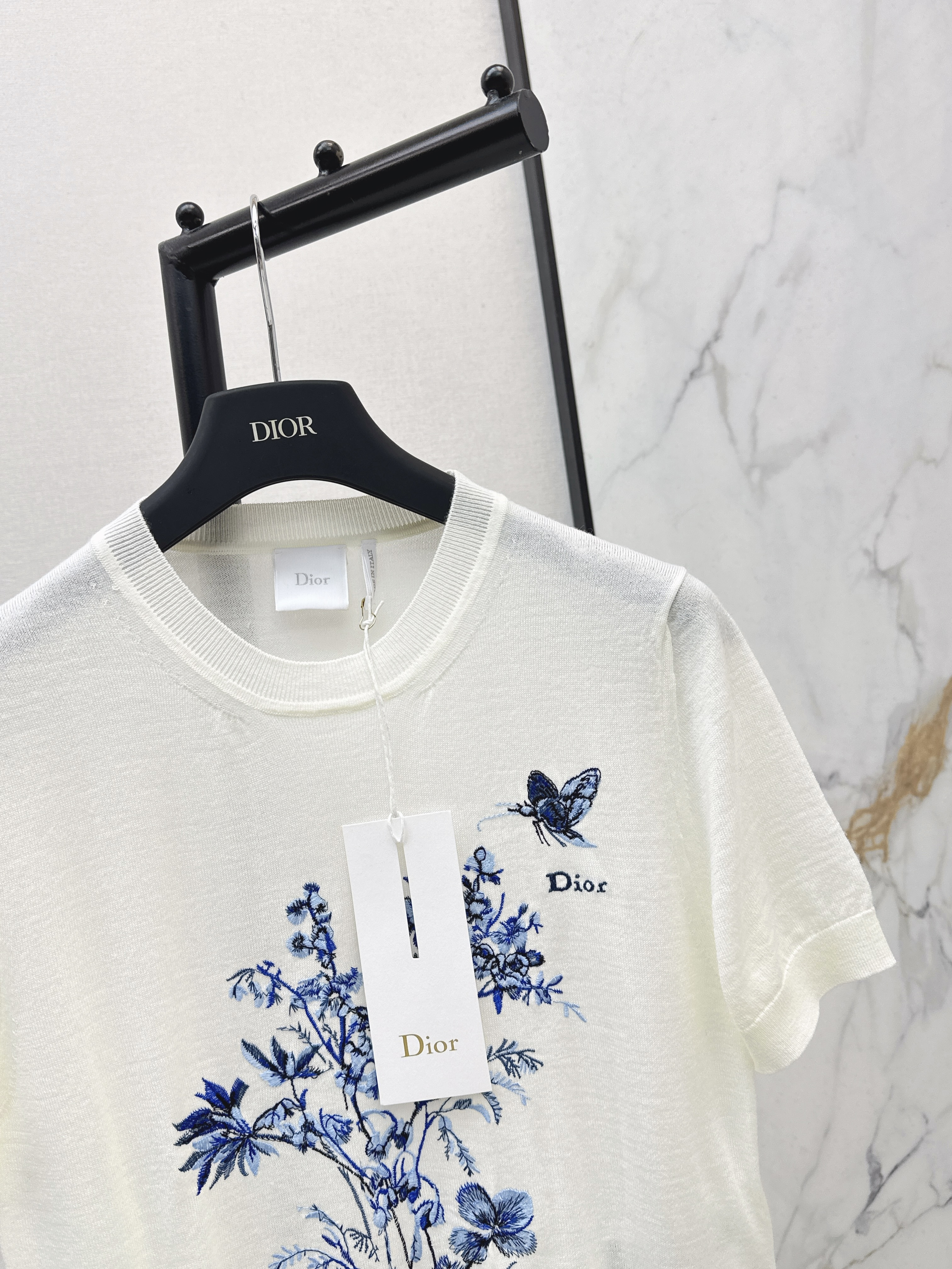 CD 26ss embroidery knit sweater
