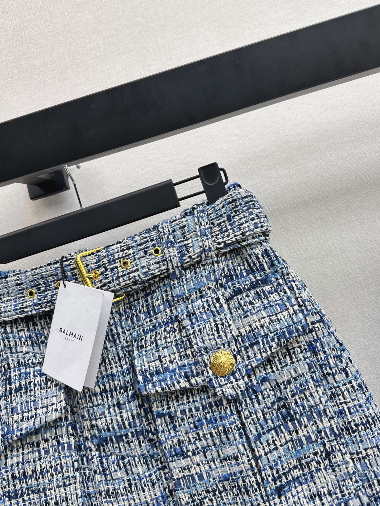 Bal 26fw woven skirt