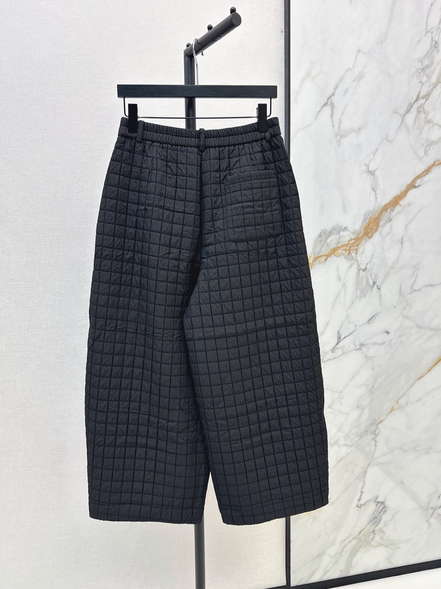 Brun 26fw cropped padded pants