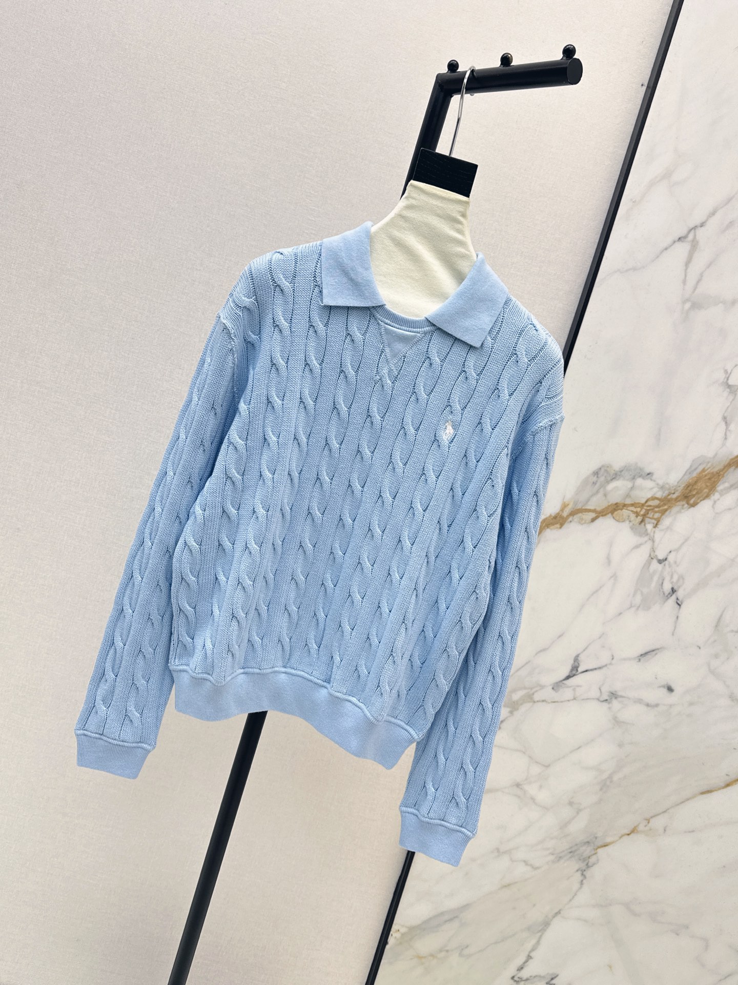 Ralp 26fw cable knit top