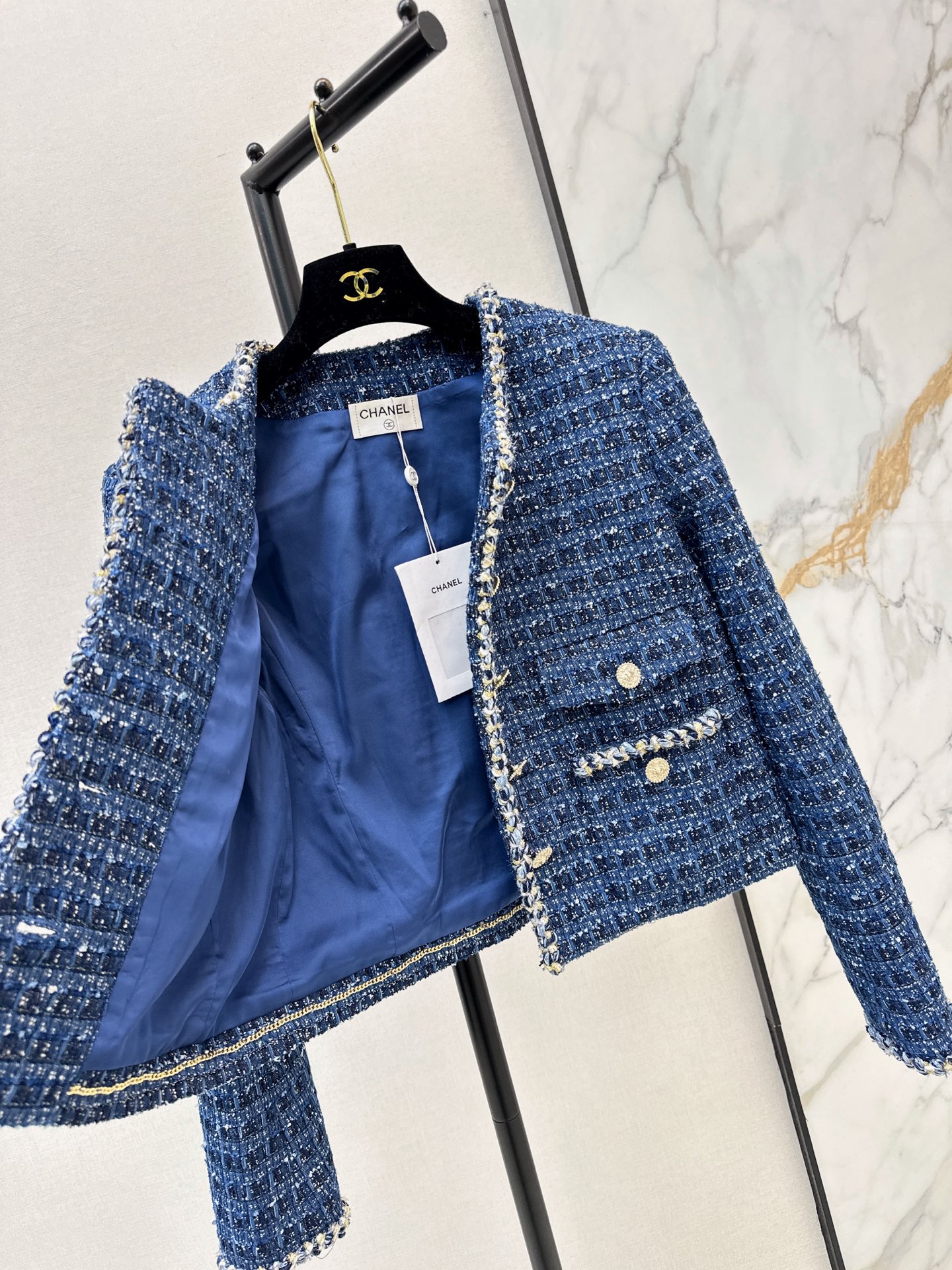 Chan 26fw woven tweed jacket