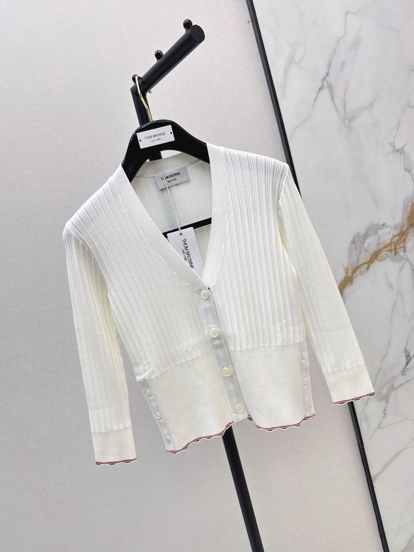 Thom 26fw cropped cardigan