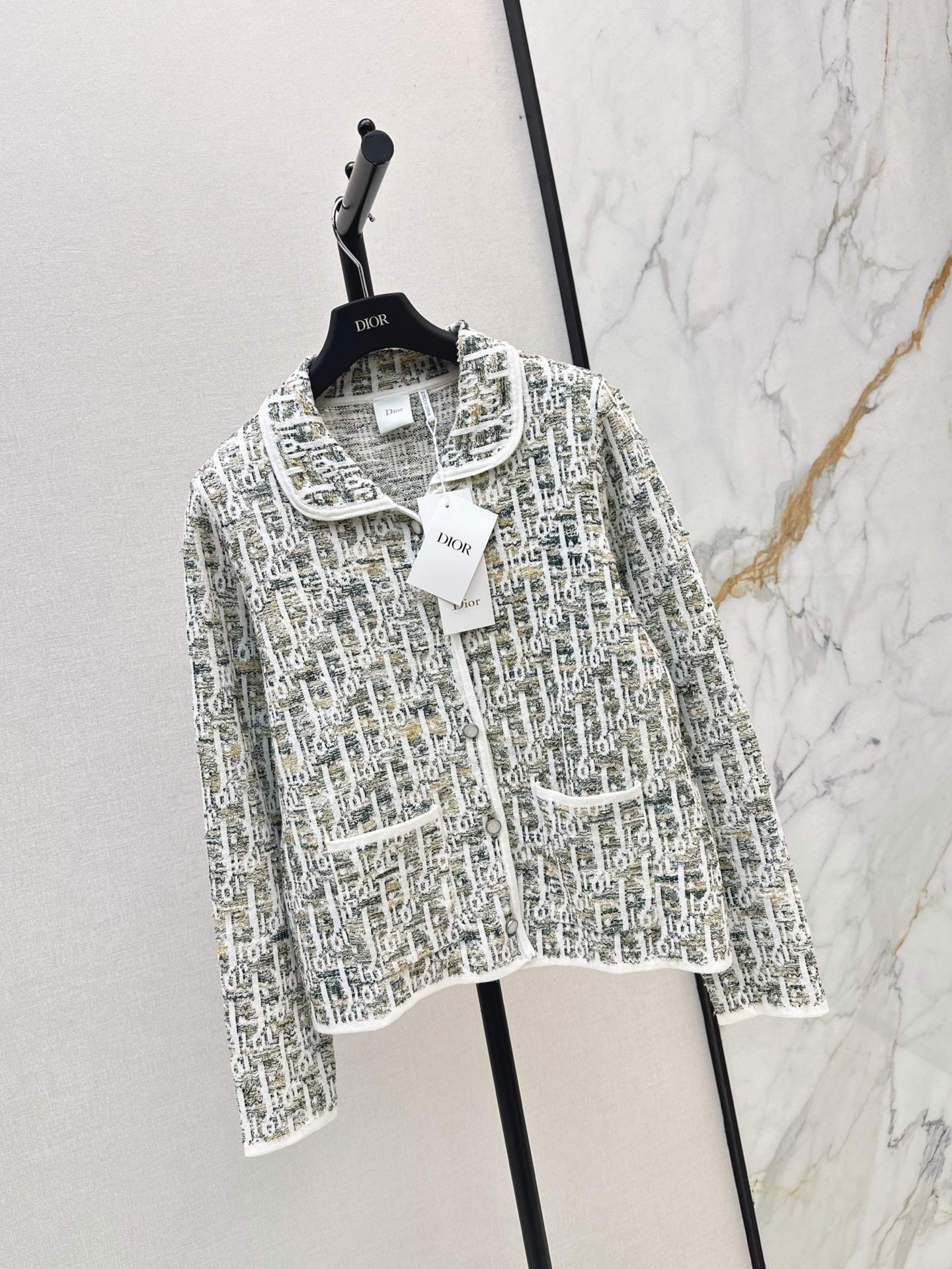 CD 26fw jacquard knit jacket