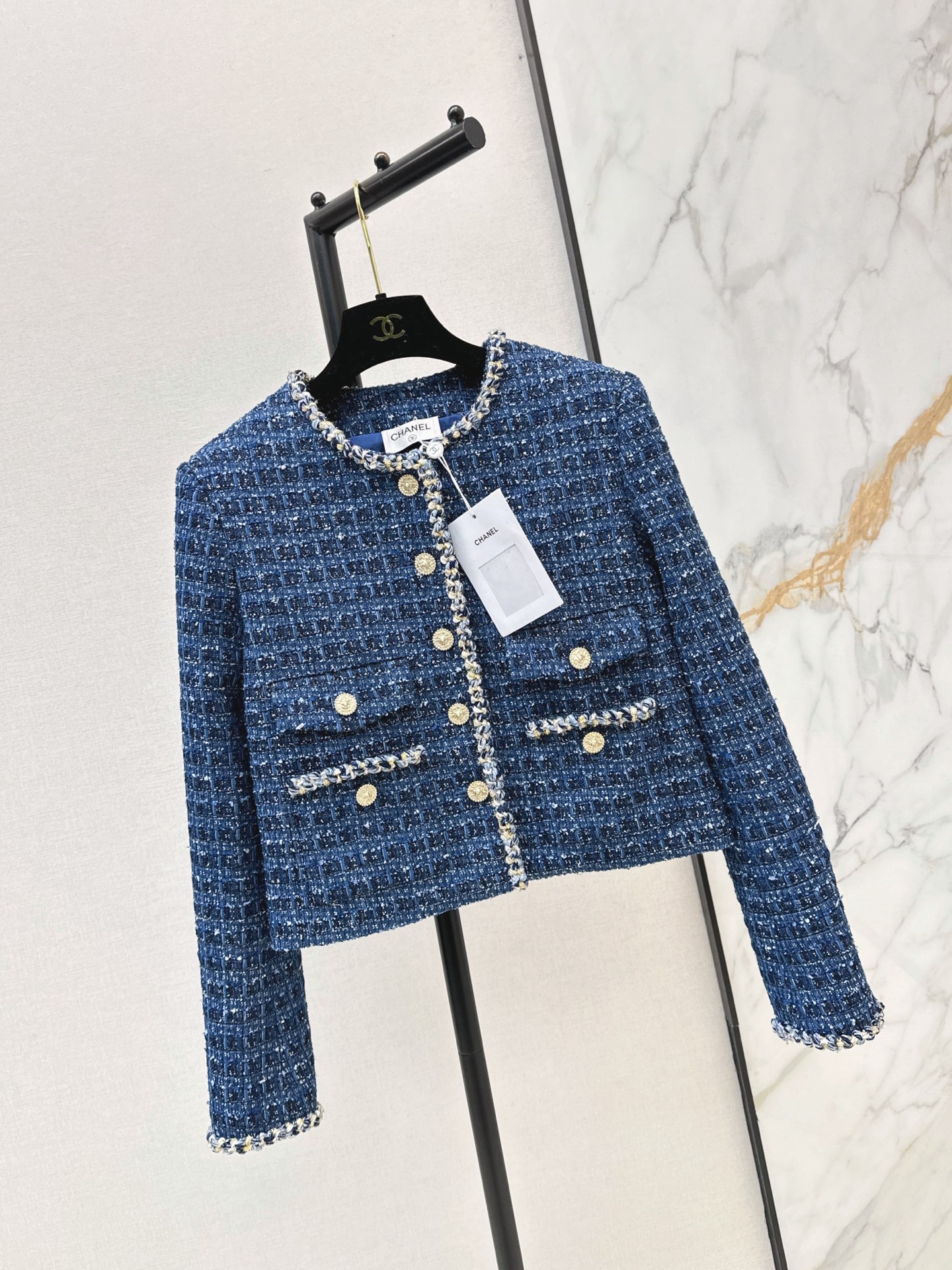 Chan 26fw woven tweed jacket
