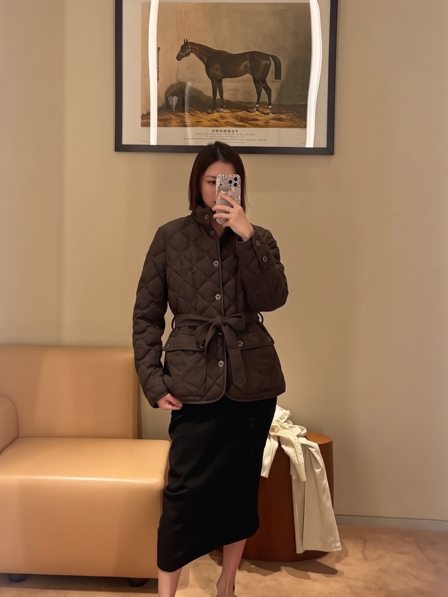 Her 26fw belted down  jacket