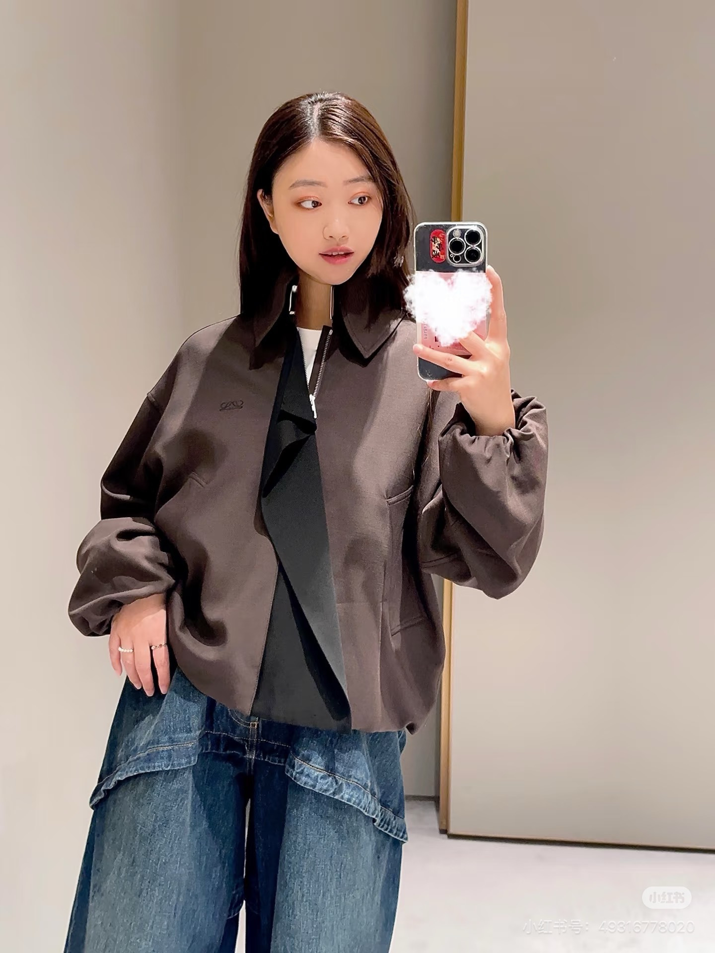 Loe 26fw ribbon jacket