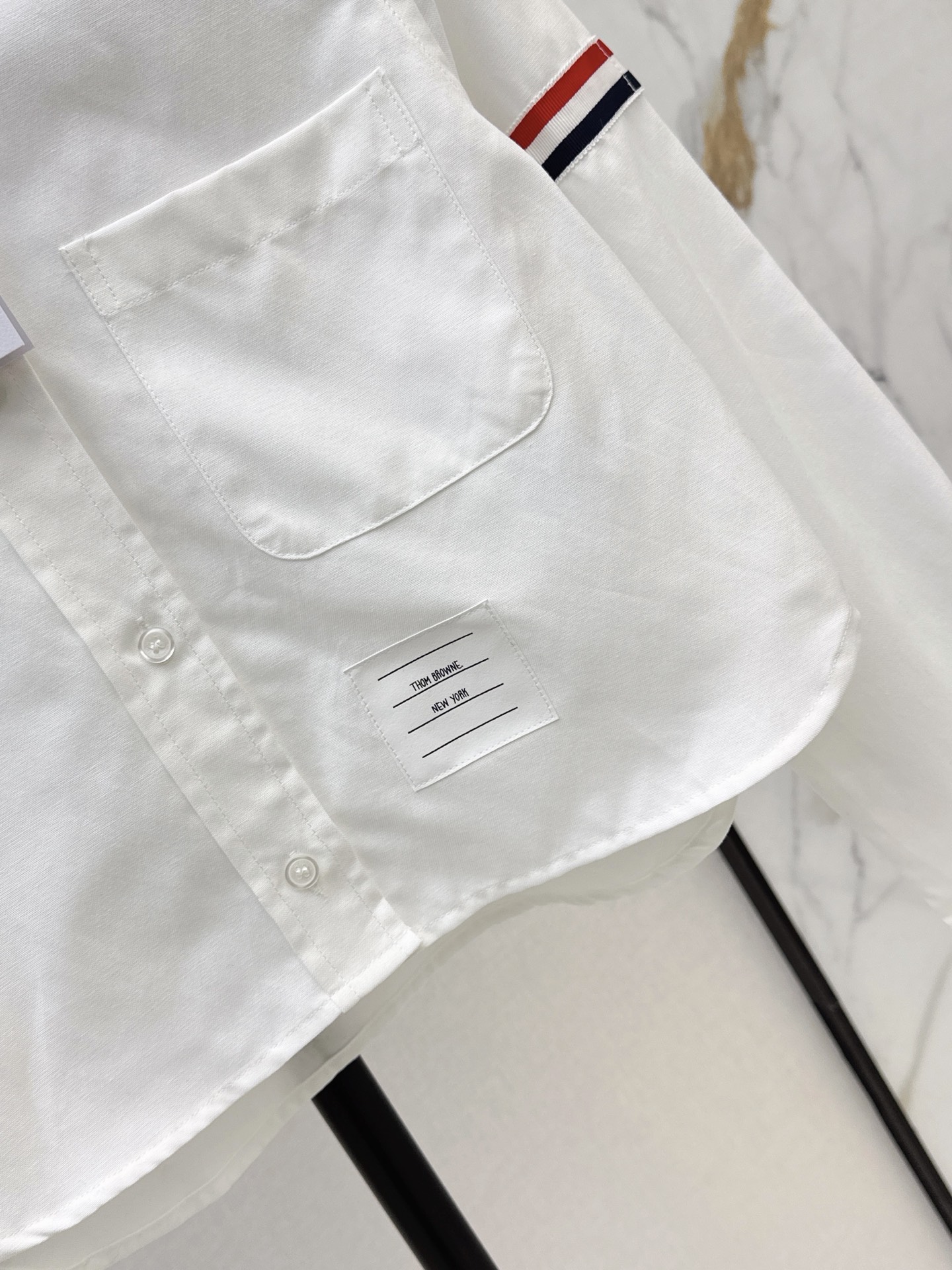 Thom 26fw cropped shirt