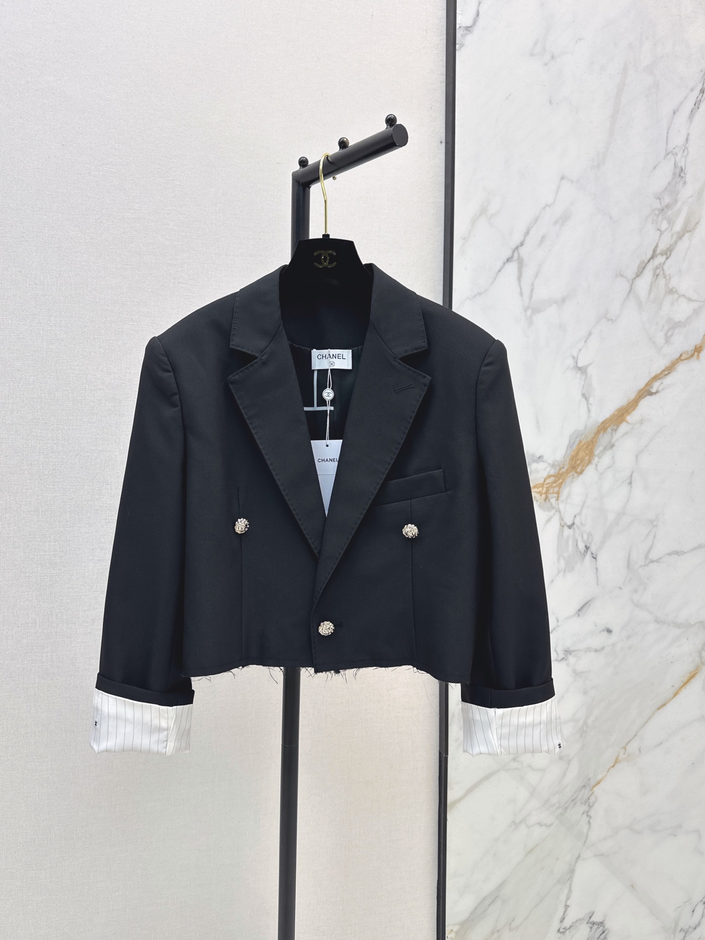 Chan 26fw cropped jacket