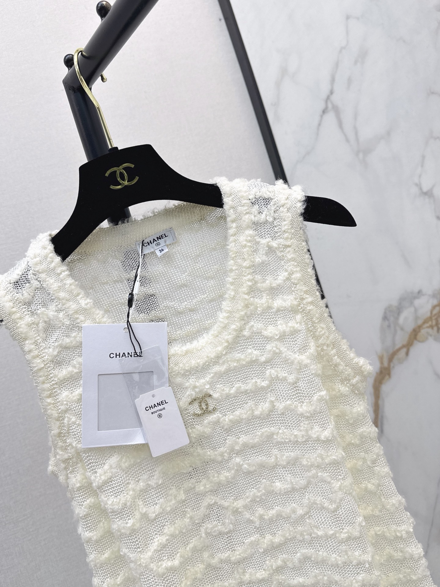 Chan 26fw knit vest