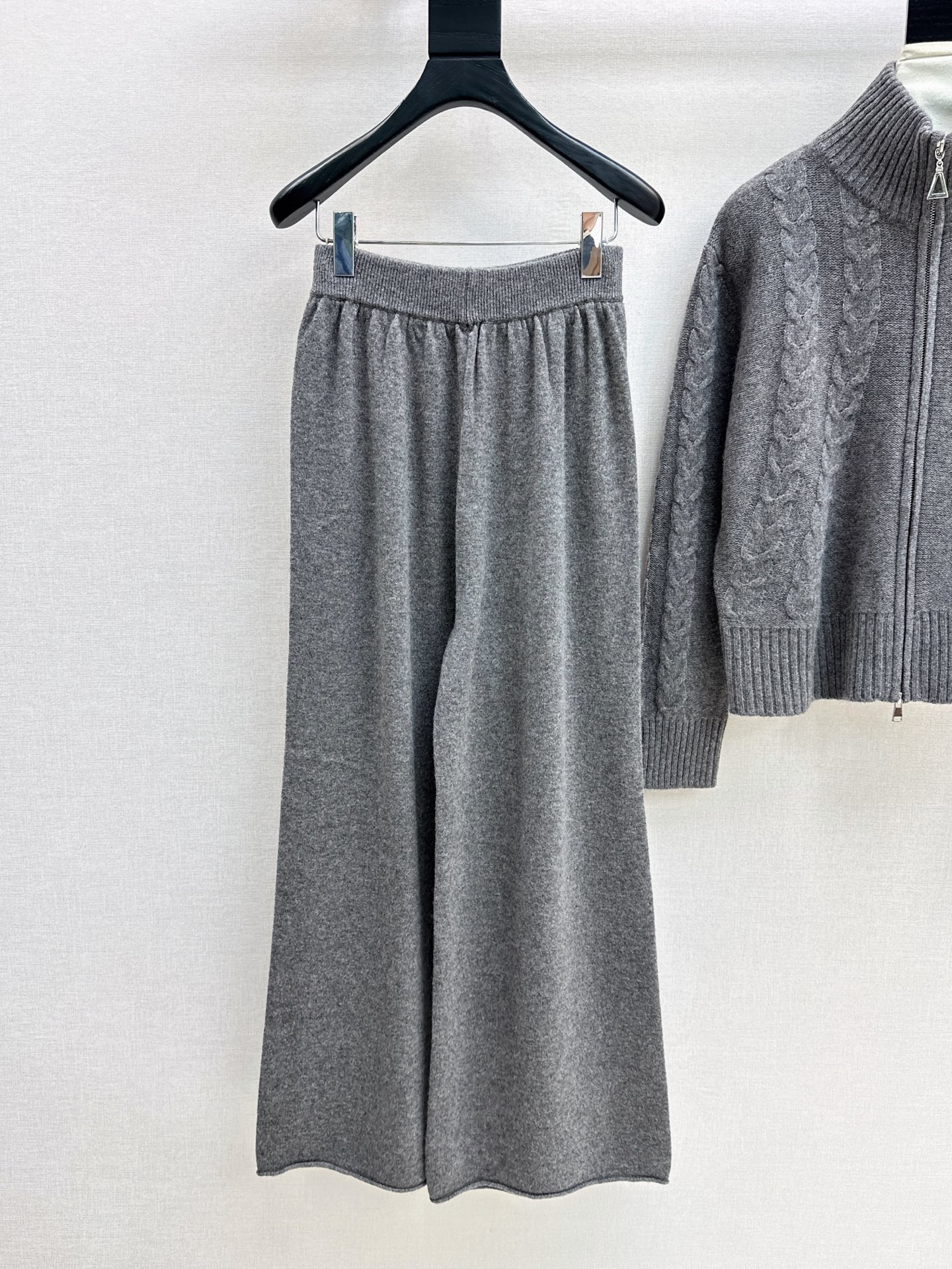 Max 26fw jacquard knit cardigan pants sets