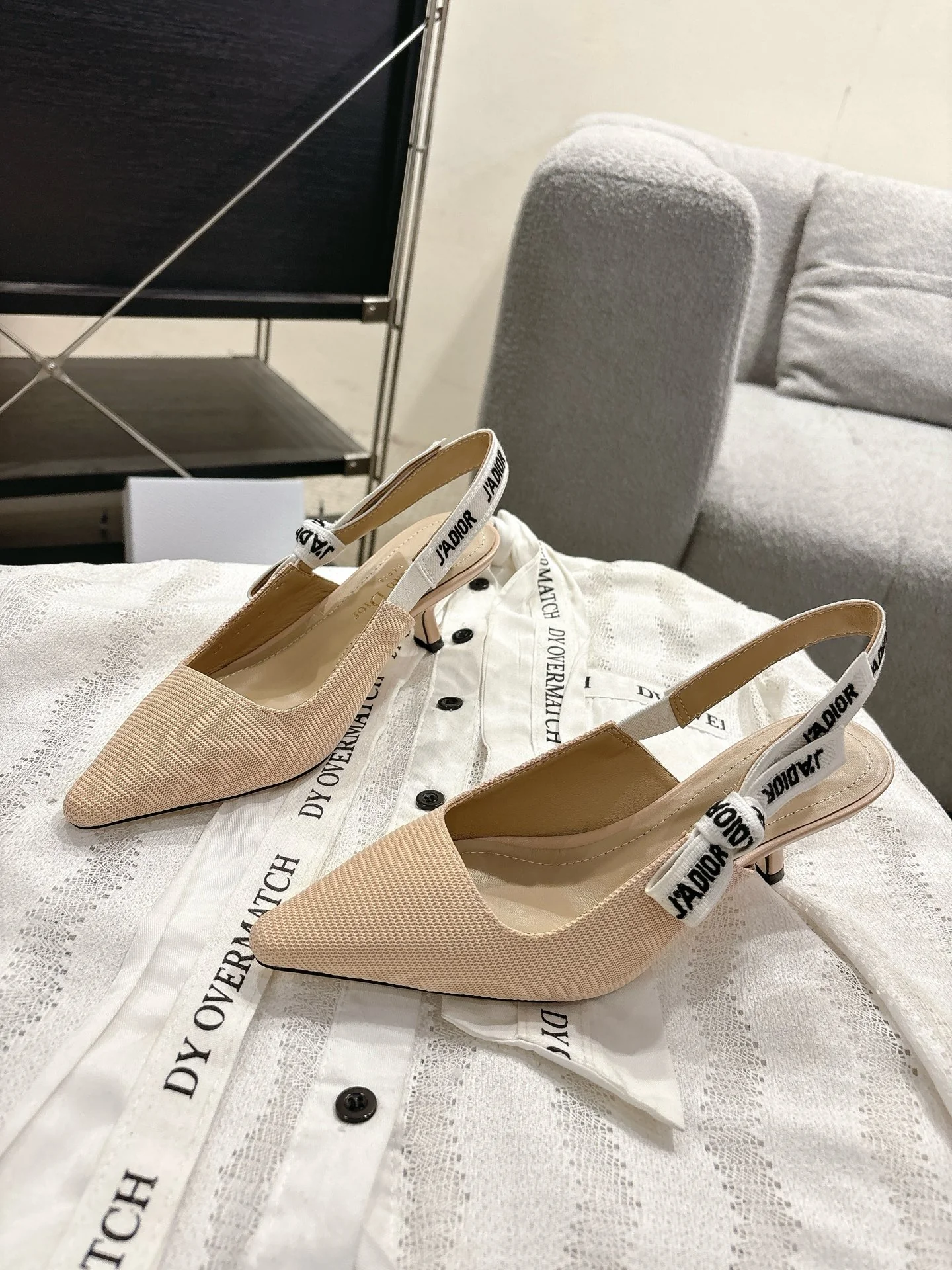 CD 25fw kitten slingback heels