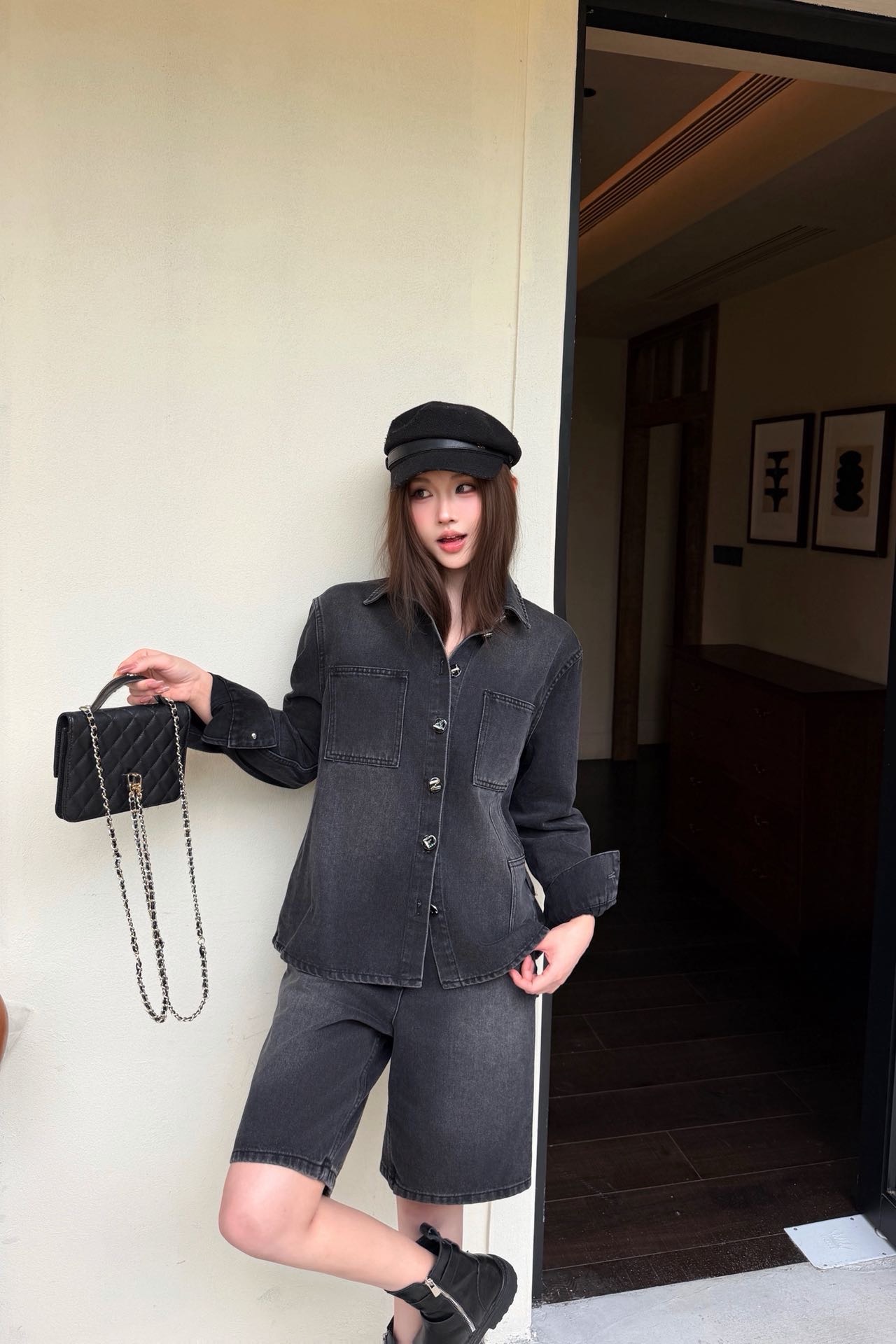 Chan 26fw denim shirt
