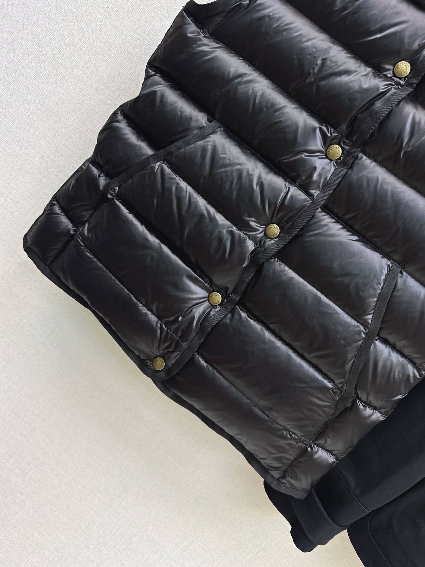 Monc 26fw down vest hooded trench coats sets
