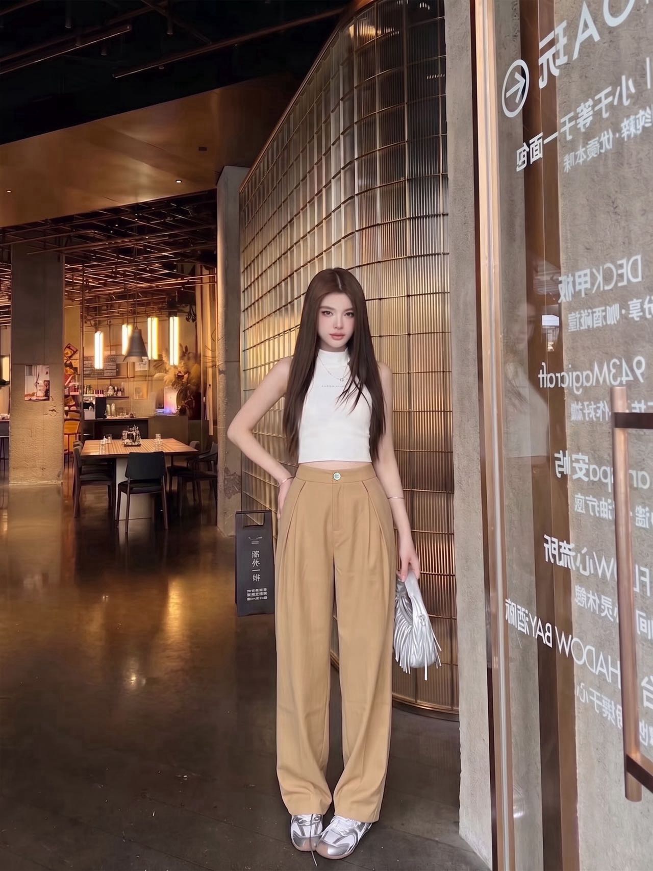Miu 26fw wied-leg pants