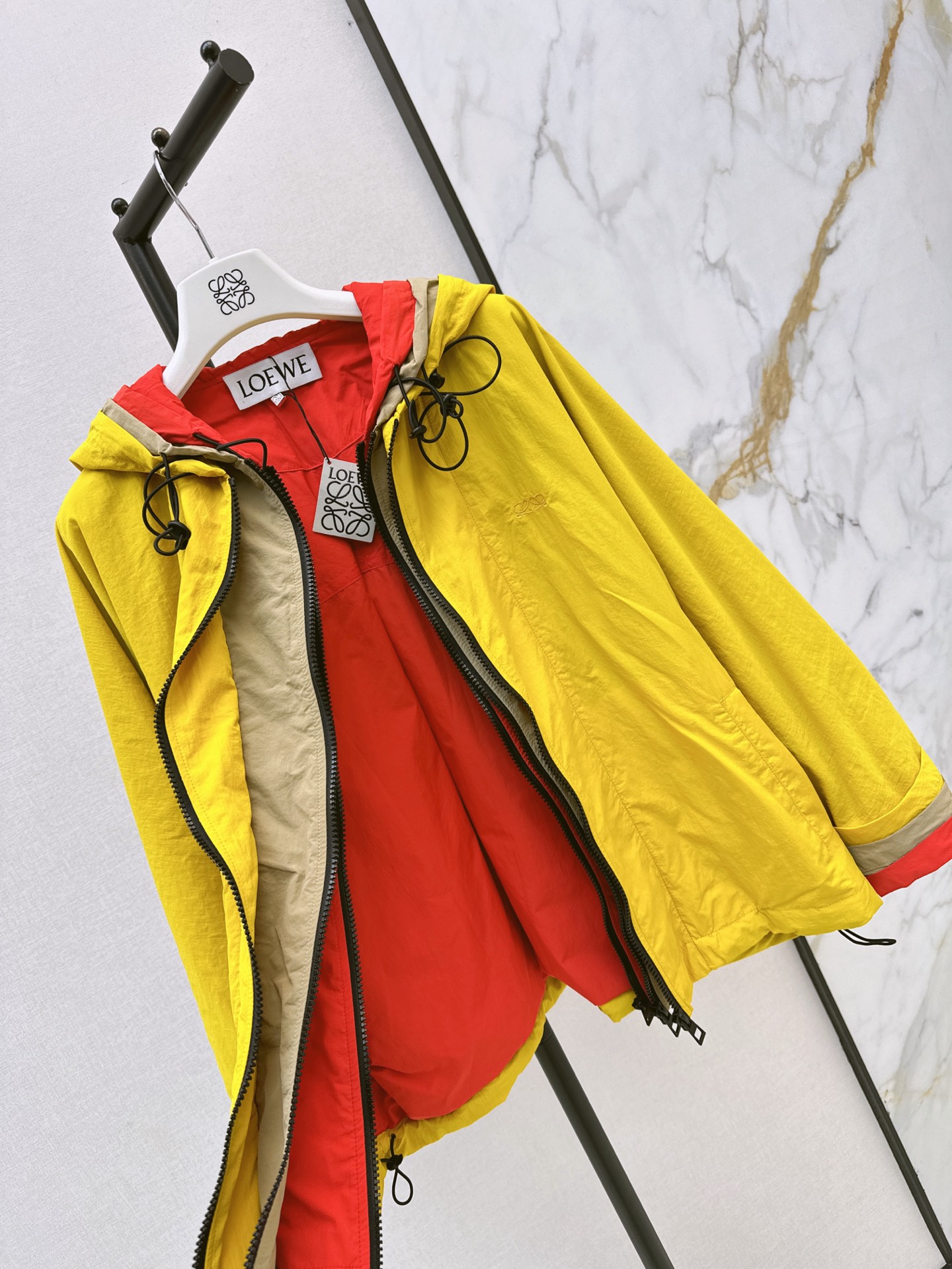 Loe 26fw hooded zipper jacket