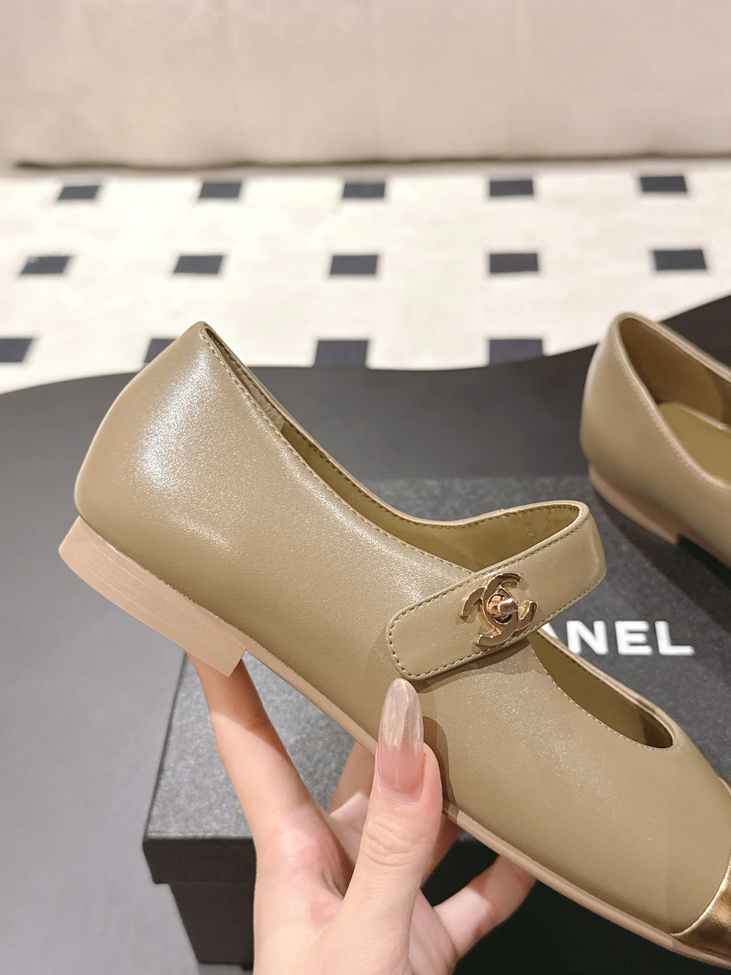 Chan 25fw mary jane flats