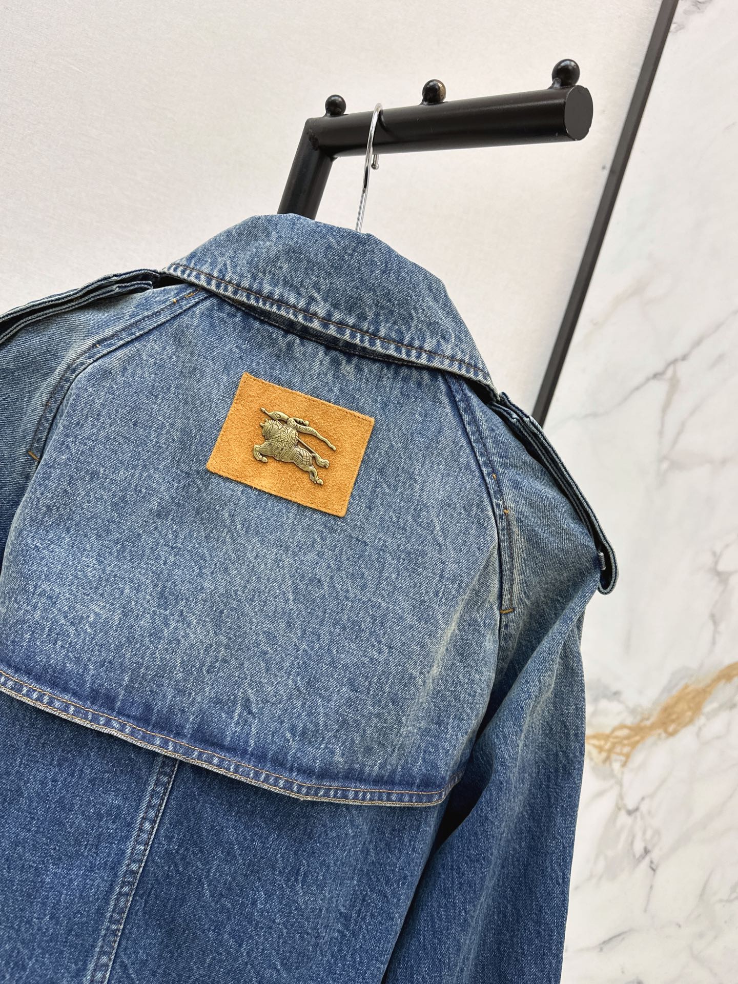 Burb 26fw denim trench coats