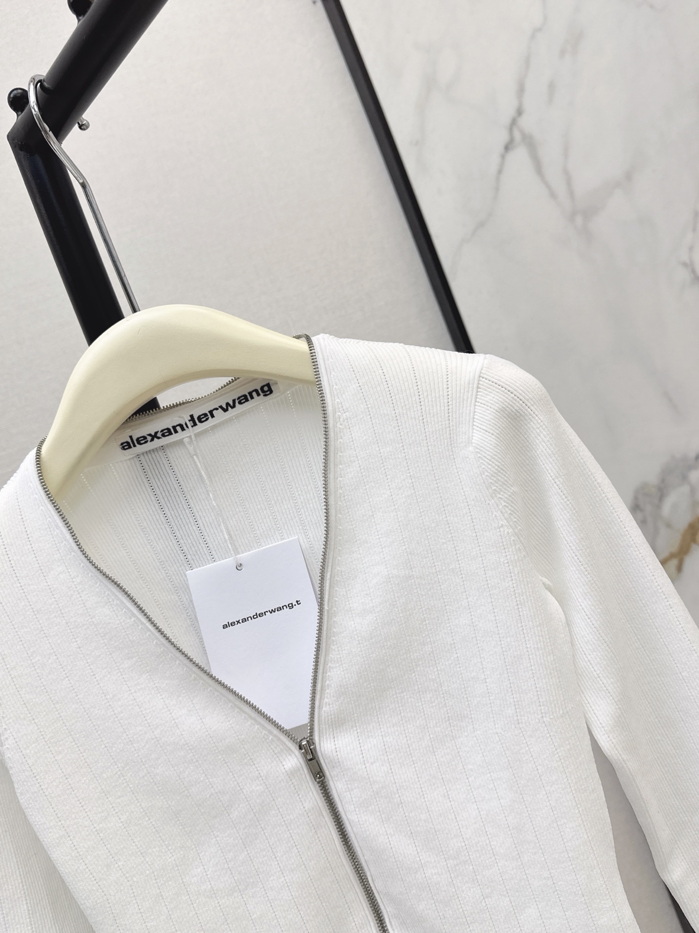 Alex 26fw zipper knit cardigan
