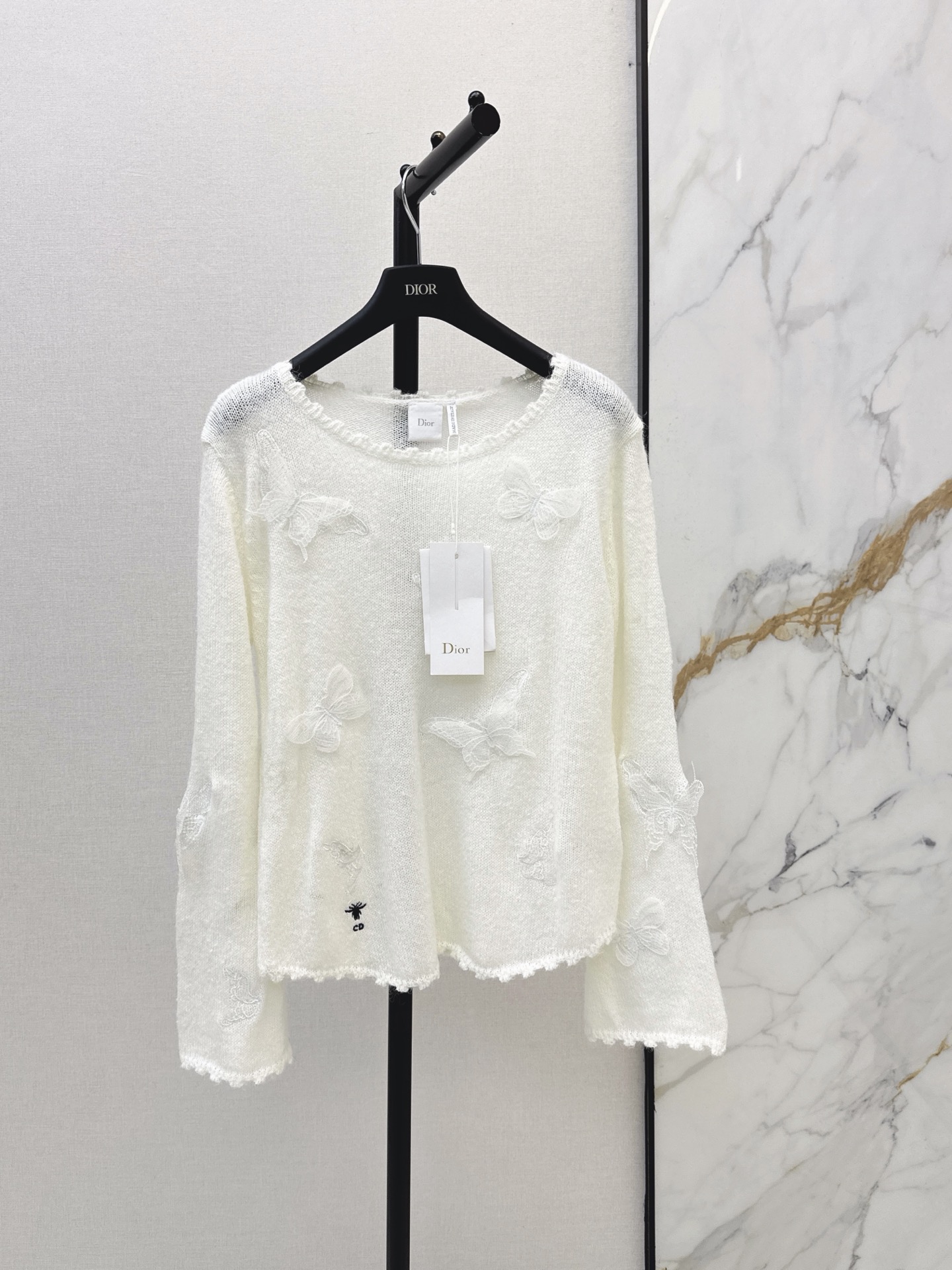 CD 26fw 3d bow knit sweater