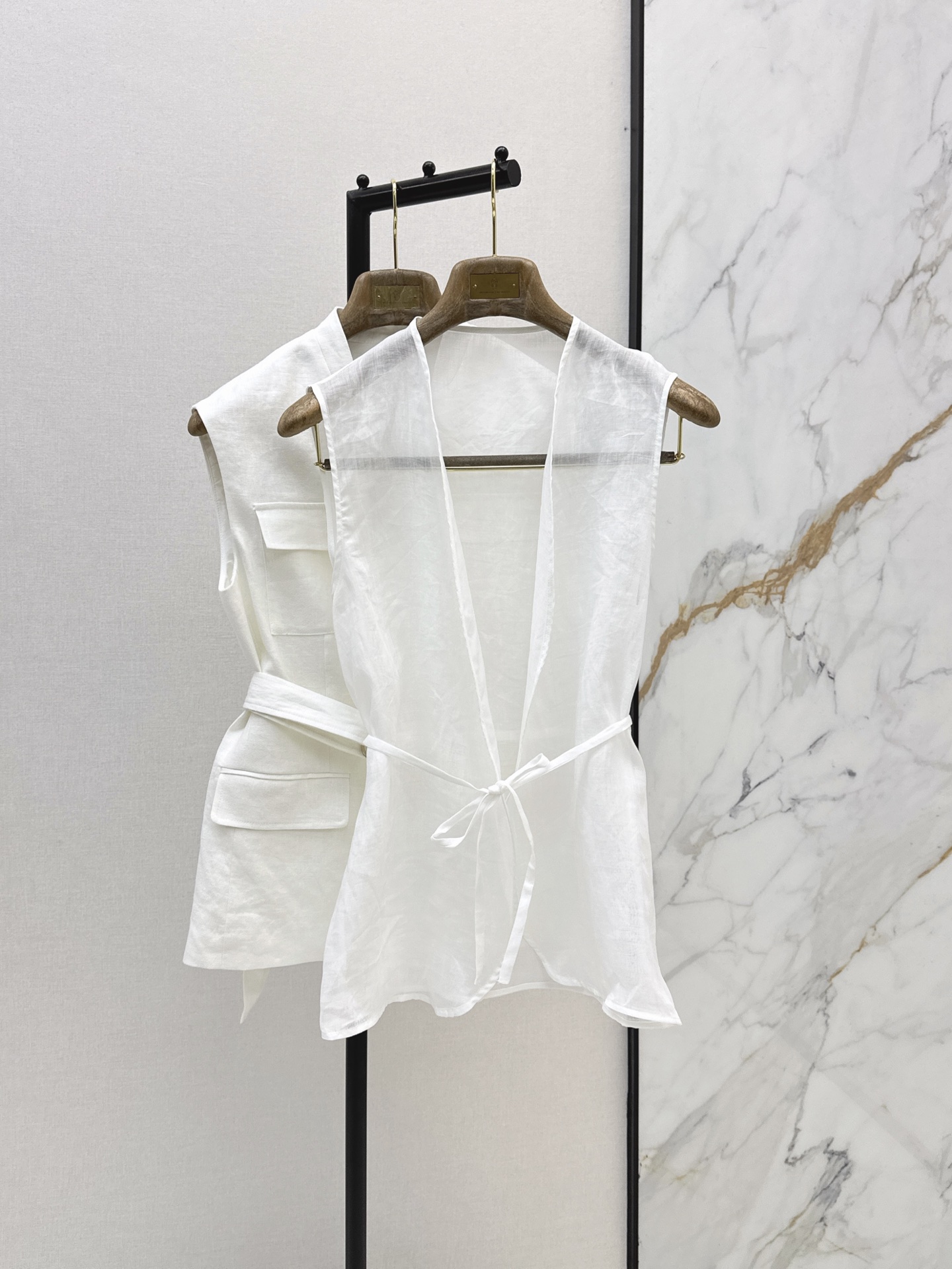 Brun 26ss 2pcs vest jacket