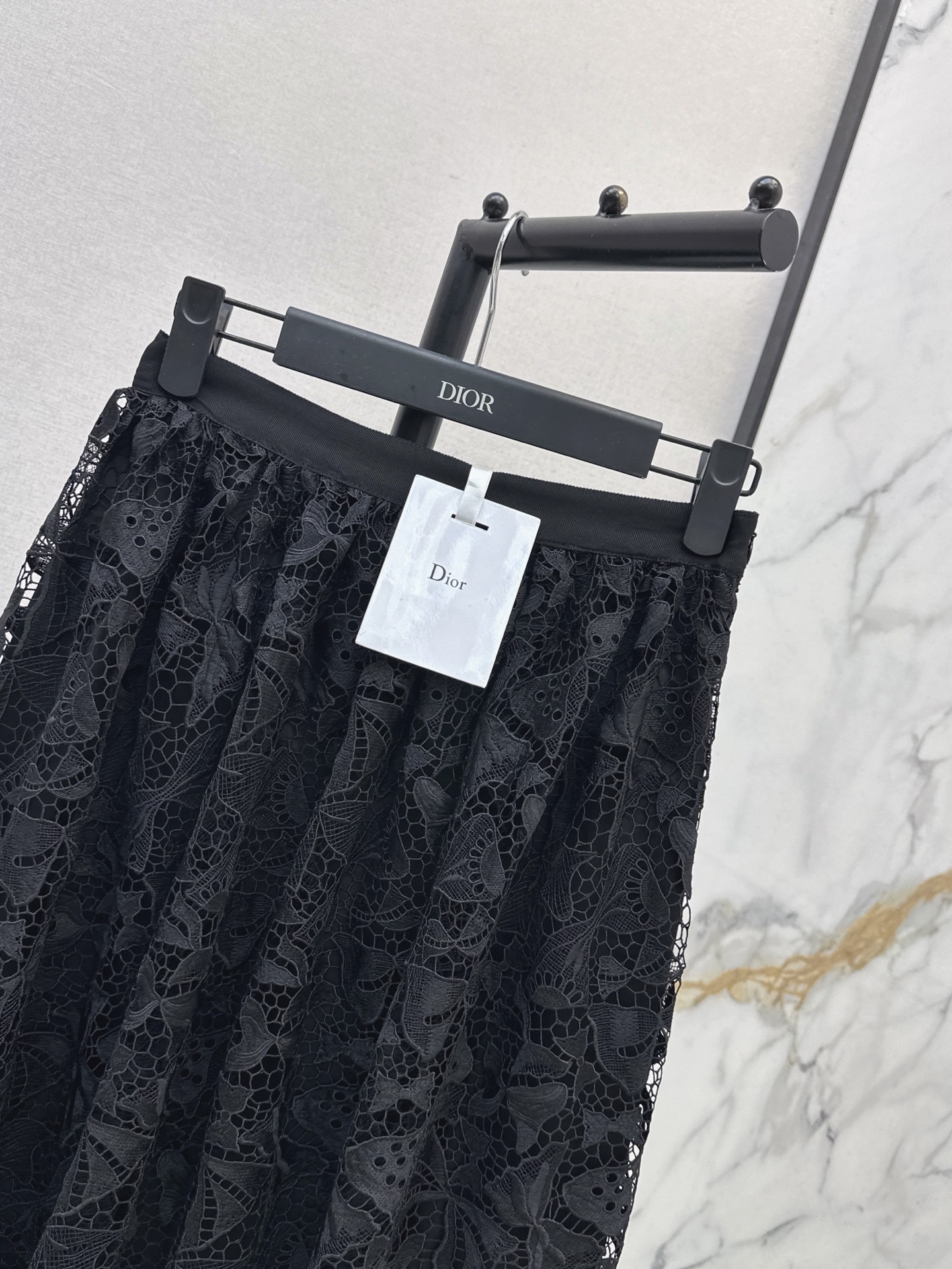 CD 26ss hollow bow embroidery skirt