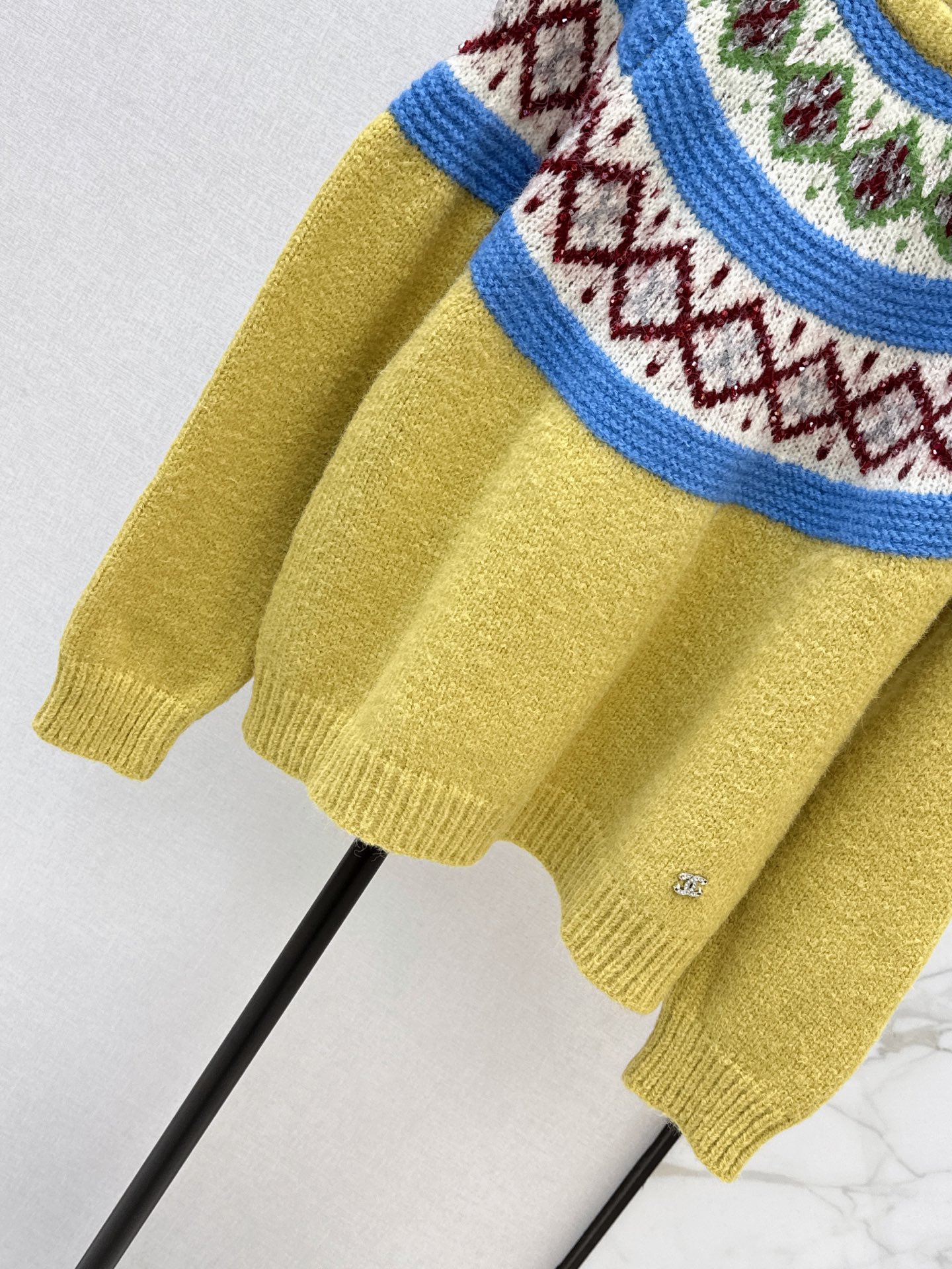 Chan 26fw jacquard sweater