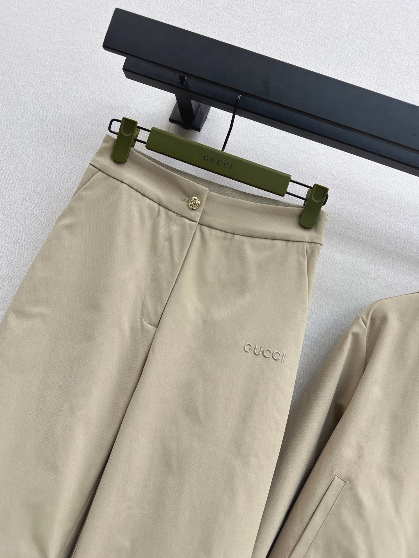Guc 26fw zipper jacket pants sets