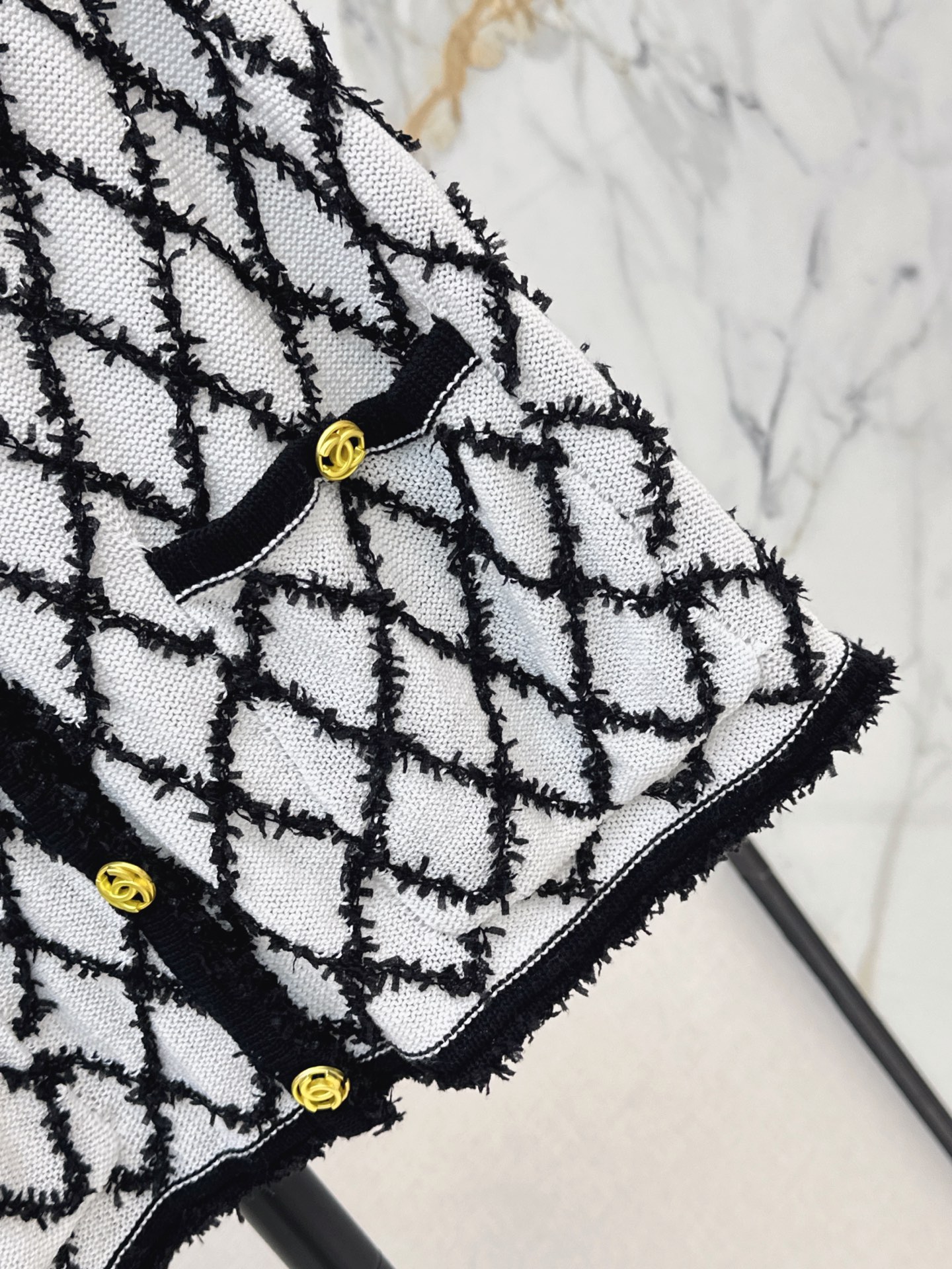 Chan 26fw knit vest jacket