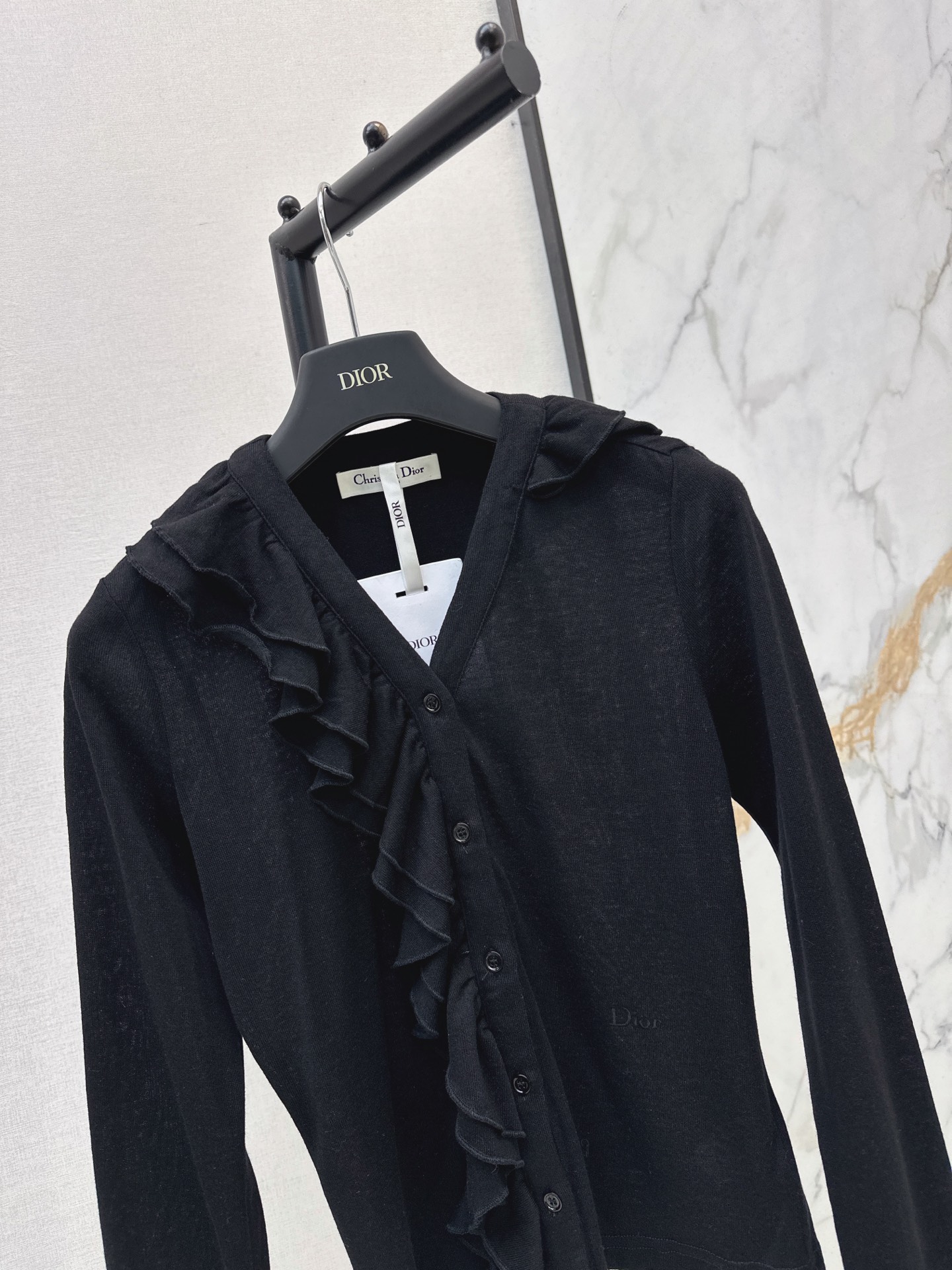 CD 26fw ruffle basic tee