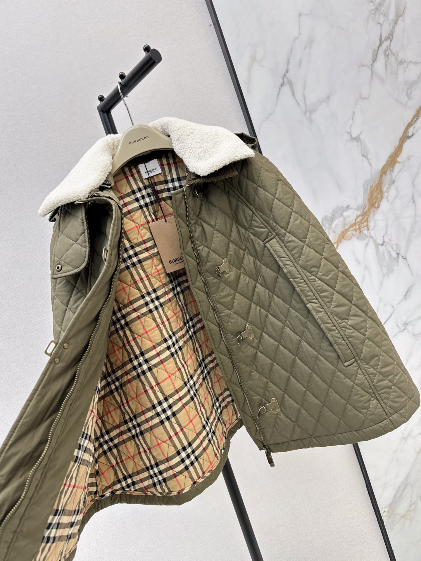 Bur 26fw cape padded jacket