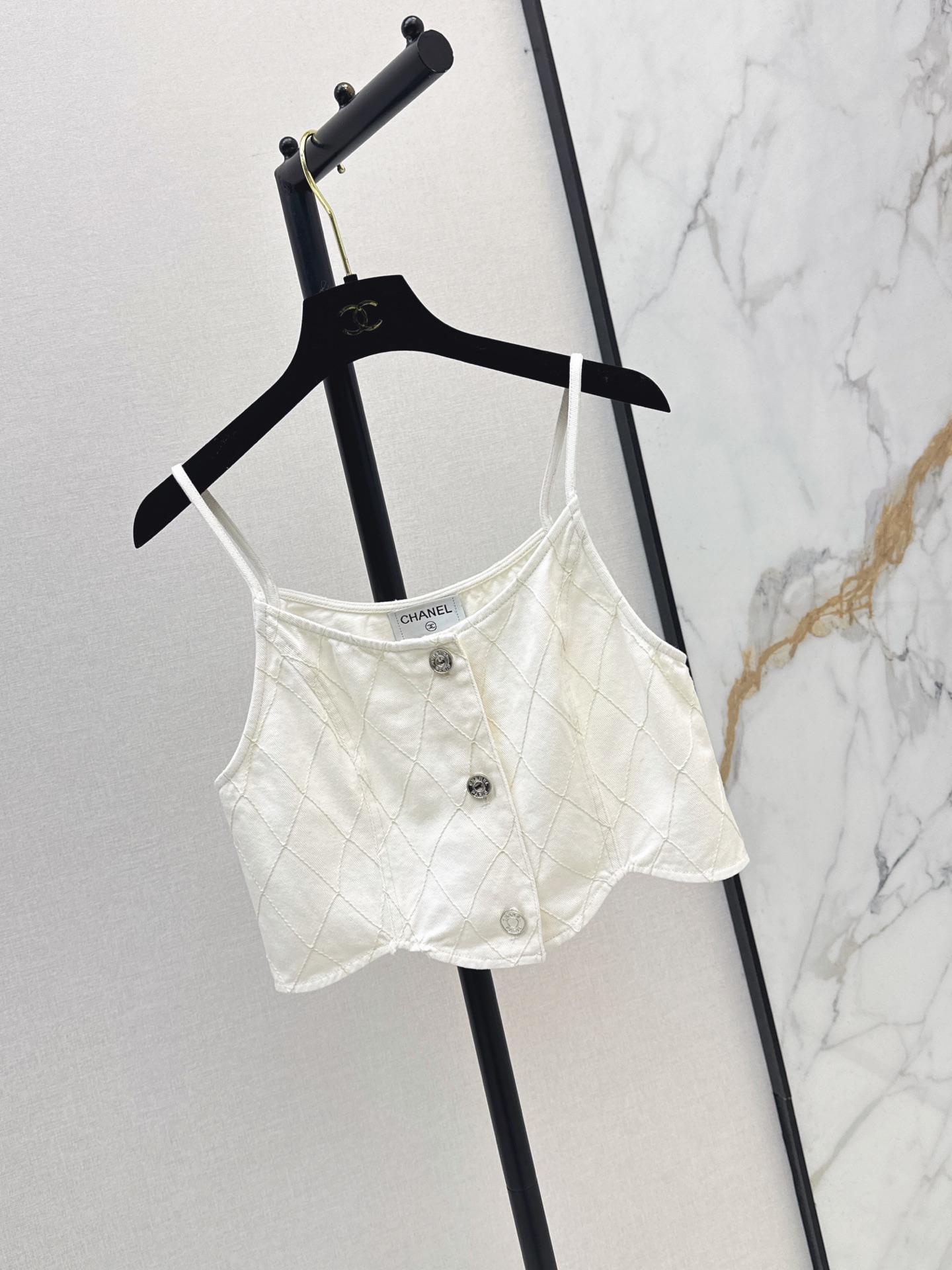 Chan 26fw denim camisole