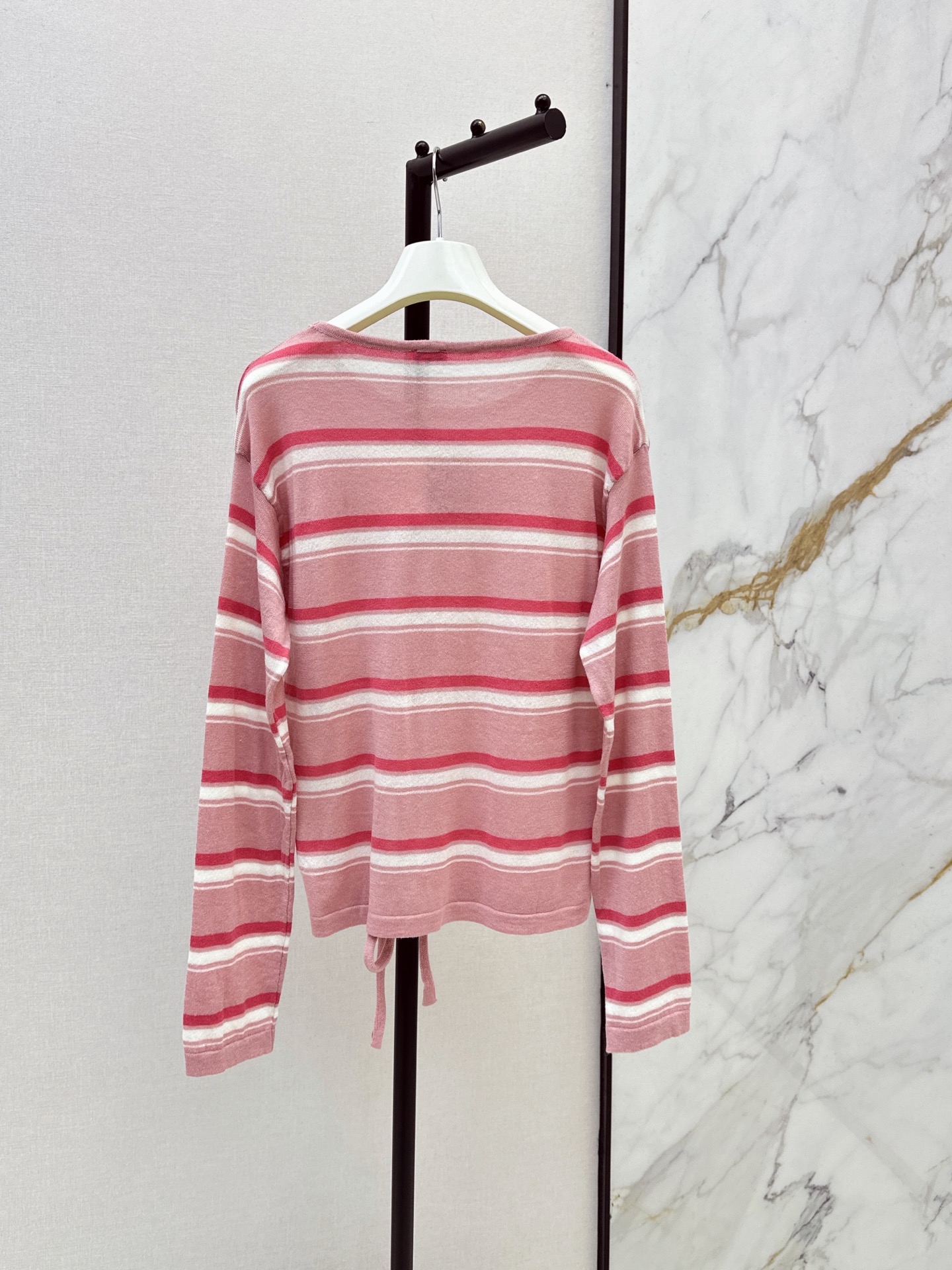 Loe 26ss stripe wool knitwear